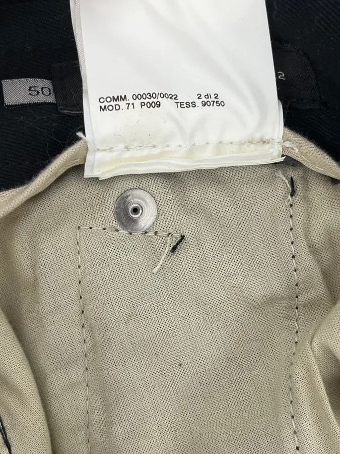 Dsquared2 AW2002 Dsquared2 Black Buttoned Zip Bootleg Pants Size US 32 / EU 48 - 12 Thumbnail