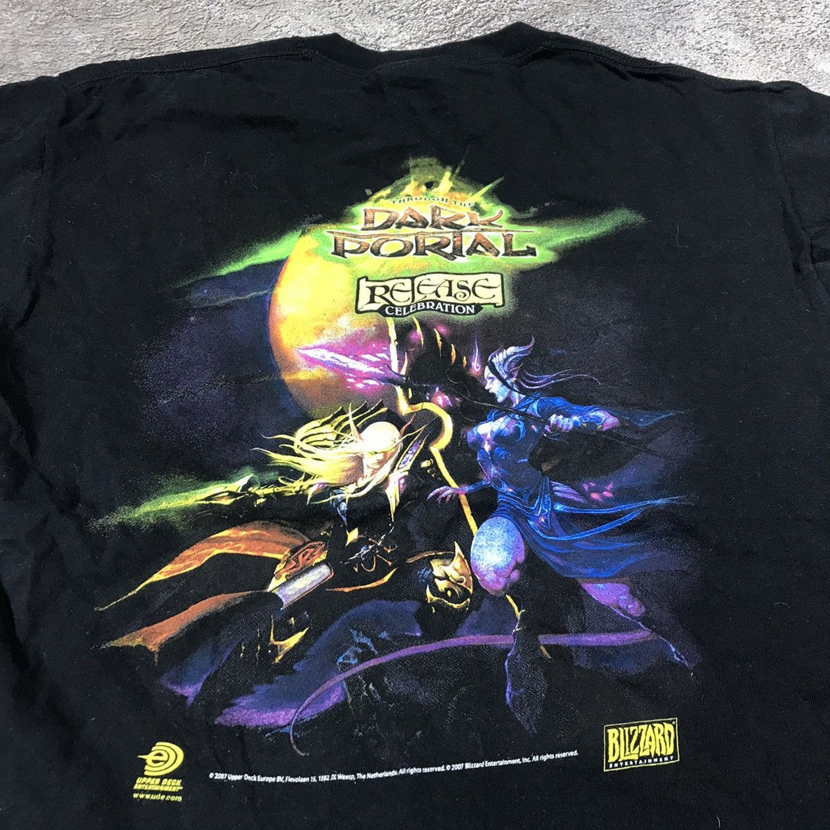 Vintage Vintage Y2K World of Warcraft Graphic Tee Dark Portal Punk L Size US L / EU 52-54 / 3 - 4 Thumbnail
