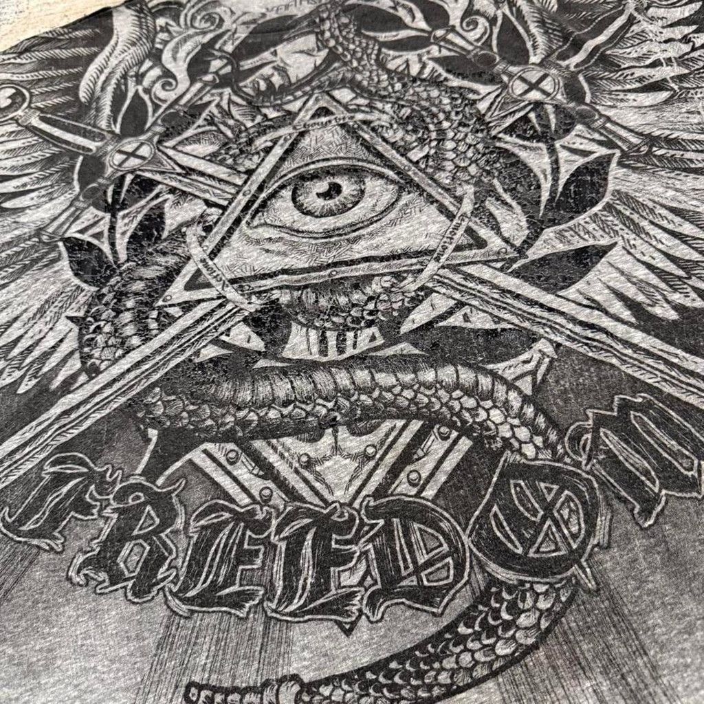 Other Y2K Fifth Sun Graphic Tee Affliction Style - L Size US L / EU 52-54 / 3 - 3 Thumbnail