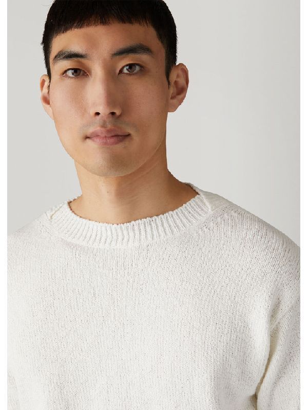 Loro Piana o1srvl11e0424 Girocollo Rapallo Sweatshirt in White Size US L / EU 52-54 / 3 - 7 Thumbnail