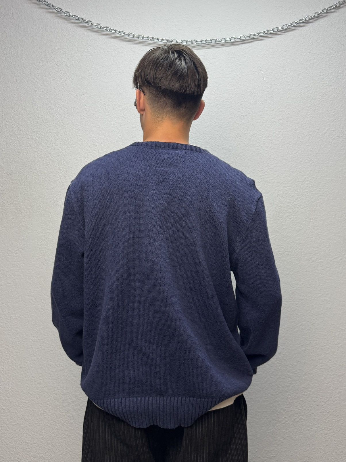 Polo Ralph Lauren Vintage Polo Ralph Lauren Sweater Navy Y2k Double RRL Sk8 Size US XL / EU 56 / 4 - 14 Thumbnail