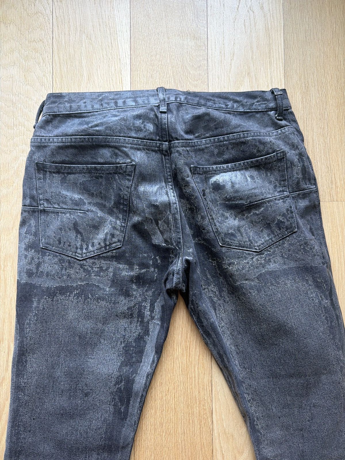 Dior Hedi Slimane Era Dior Homme waxed jeans Size US 31 - 5 Thumbnail