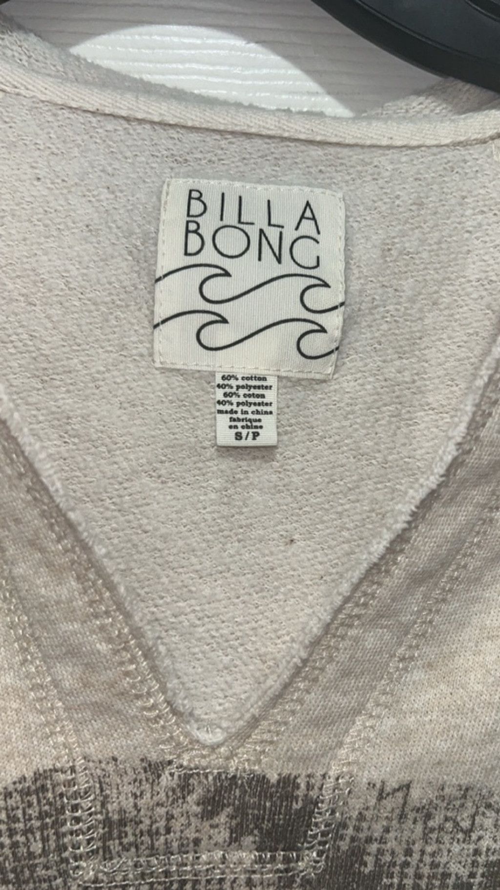 Billabong Women's Billabong California Love Hoodie S Beige Brown Size S / US 4 / IT 40 - 3 Thumbnail