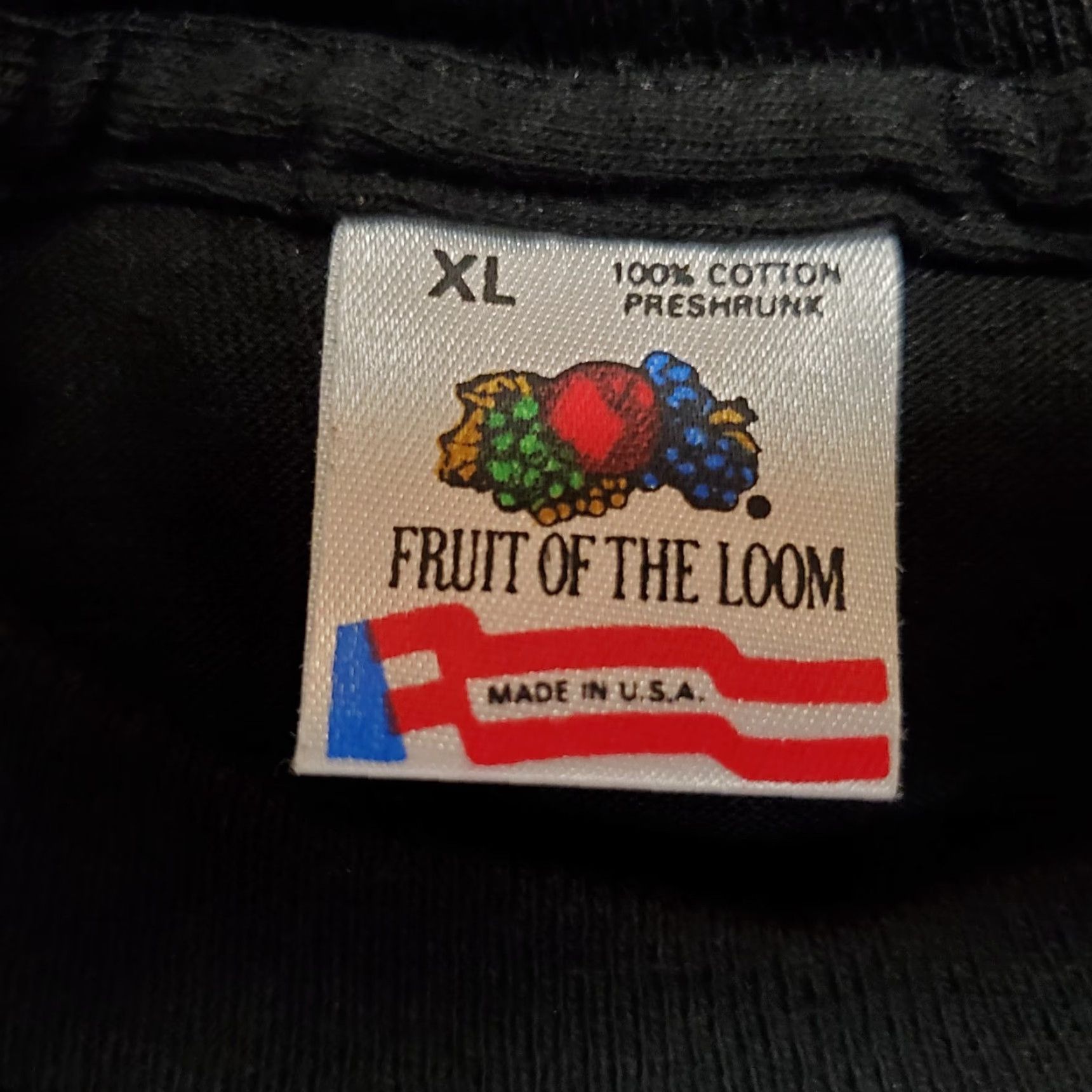 Fruit Of The Loom VINTAGE Purdhoe Bay Alaska Shirt Mens XL Black Caribou Made In USA Oil Shirt Mens XL Black Caribou USA Oil Size US XL / EU 56 / 4 - 4 Thumbnail