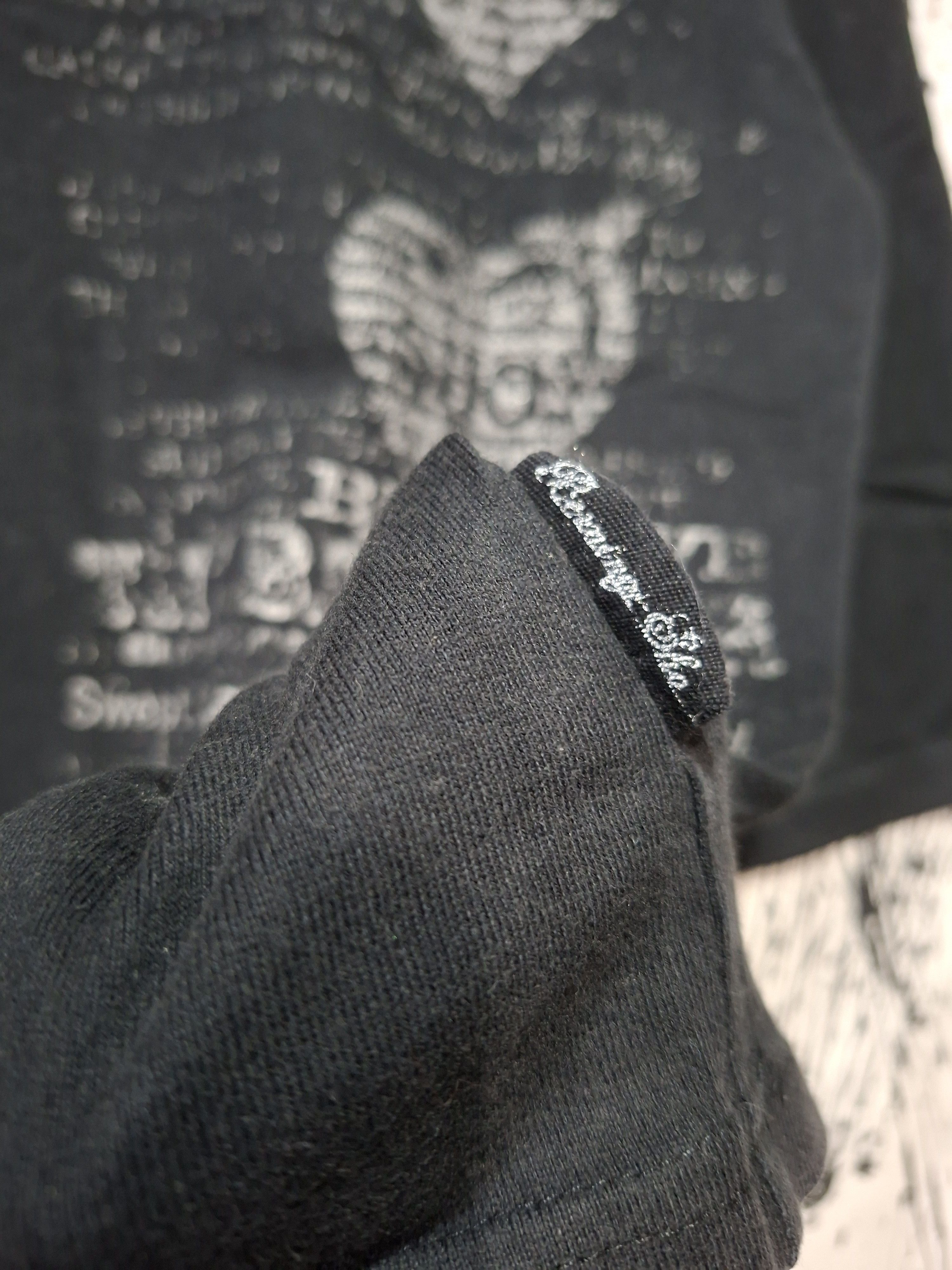 Japanese Brand BERNINGS SHO POEM SCRIPT 3 QUARTER SLEEVE SHIRT Size US M / EU 48-50 / 2 - 4 Thumbnail