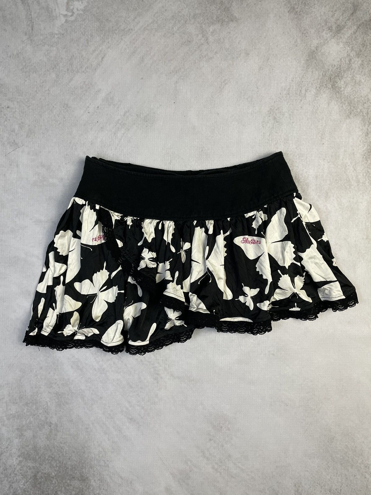 Japanese Brand Ma*rs 2009 Butterfly Asymmetric Skirt Skort Mars Sukapan Size 24" / US 00 / IT 34 - 9 Thumbnail