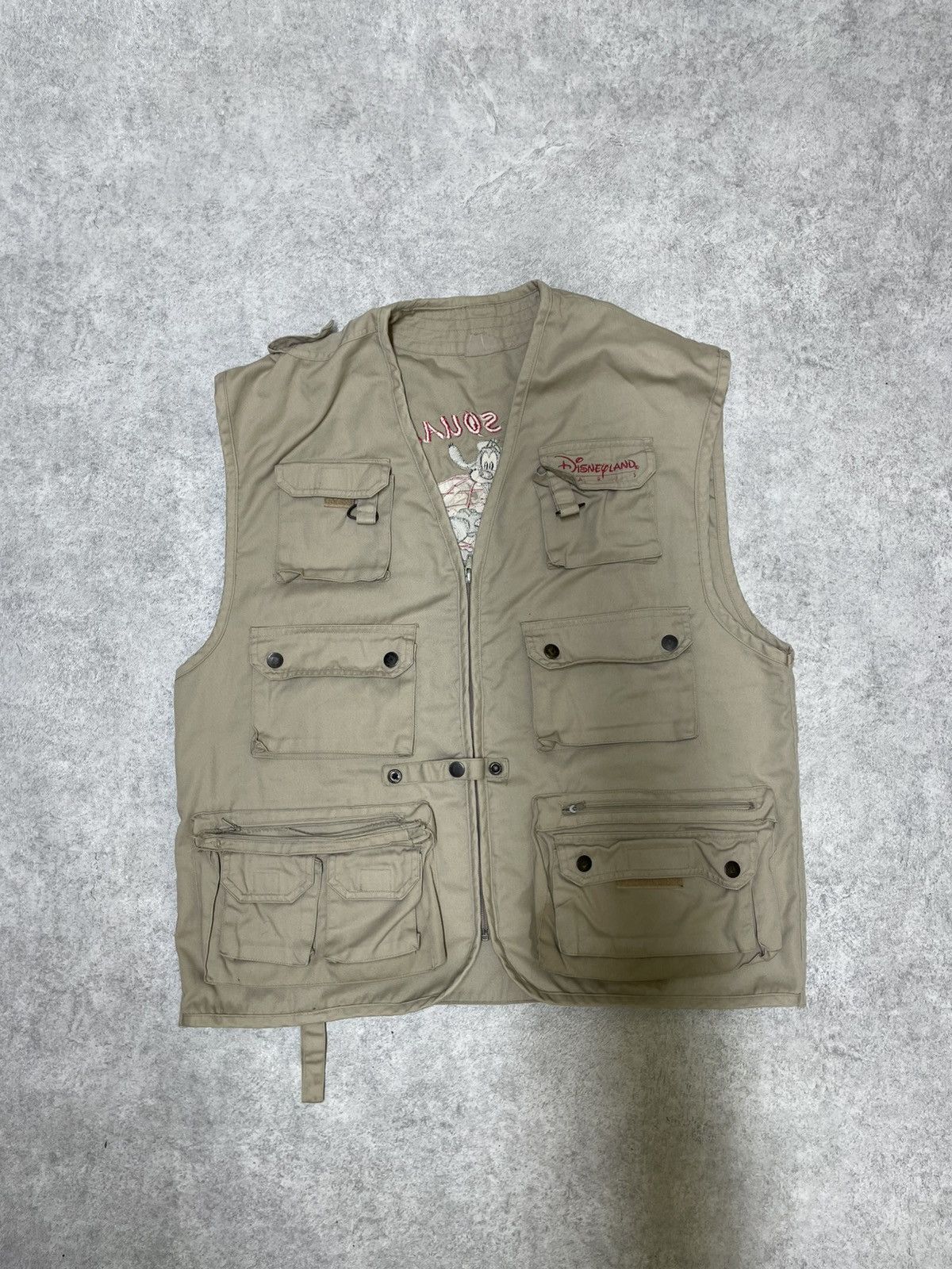 Disney × Iceberg Disney Multipocket Vest Streetwear Style 1998s Size US L / EU 52-54 / 3 - 1 Thumbnail