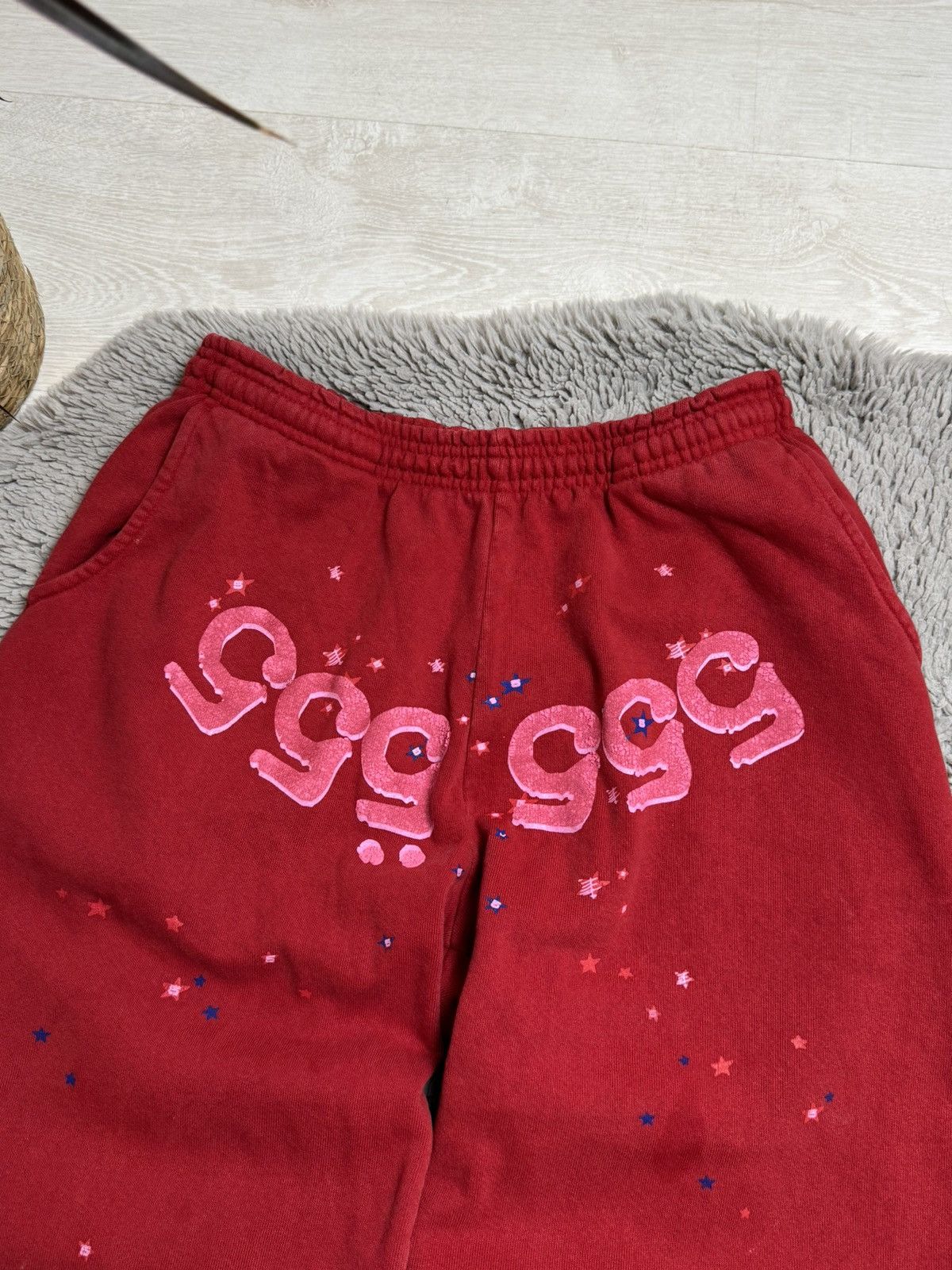 Sp5der Spider Worldwide 555 Baggy Pants Joggers Drill Swag Y2K Size US 38 / EU 54 - 2 Thumbnail