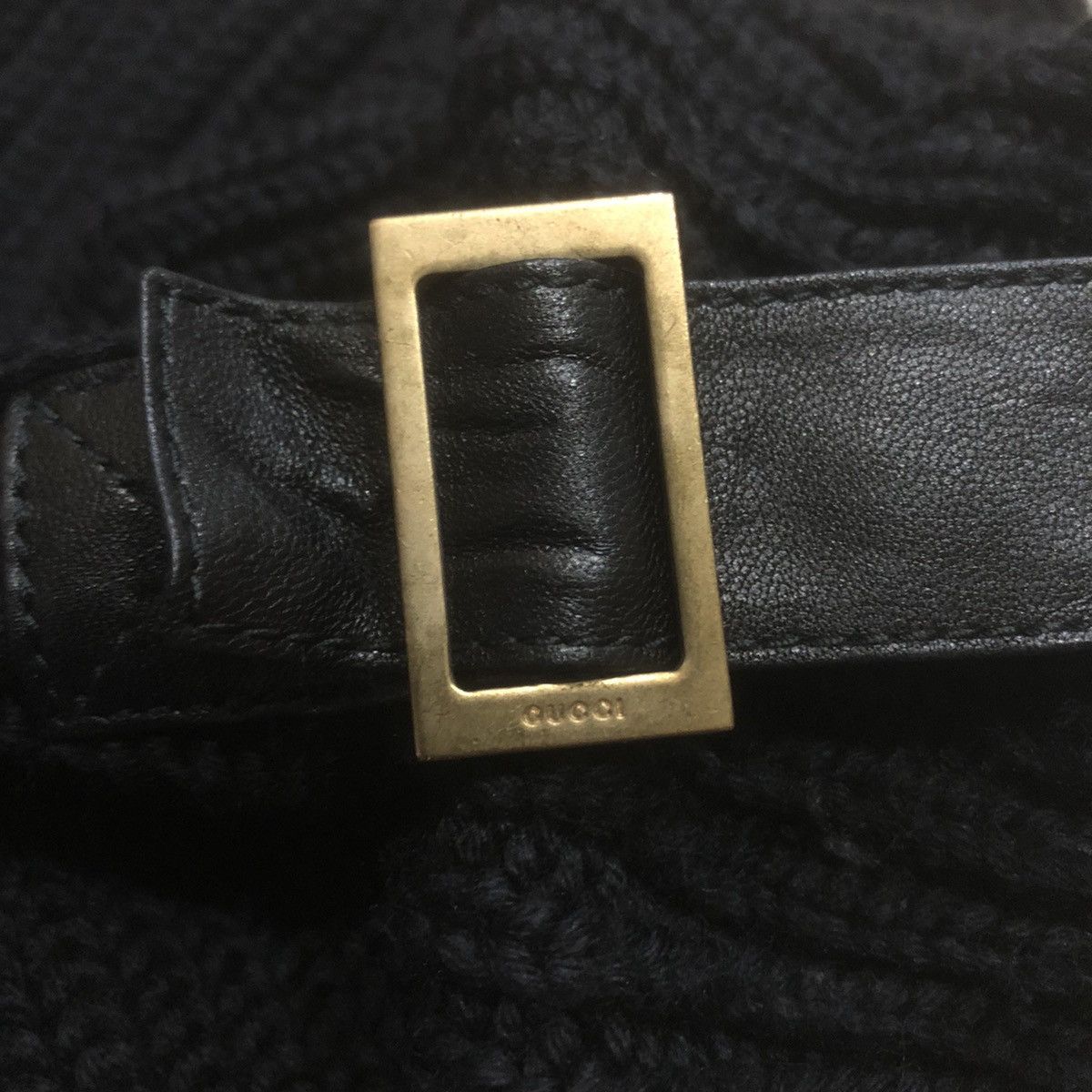 Gucci Gucci Fall 2003 Tom Chunky Cropped Knit Turtleneck Sweater Size S / US 4 / IT 40 - 10 Thumbnail