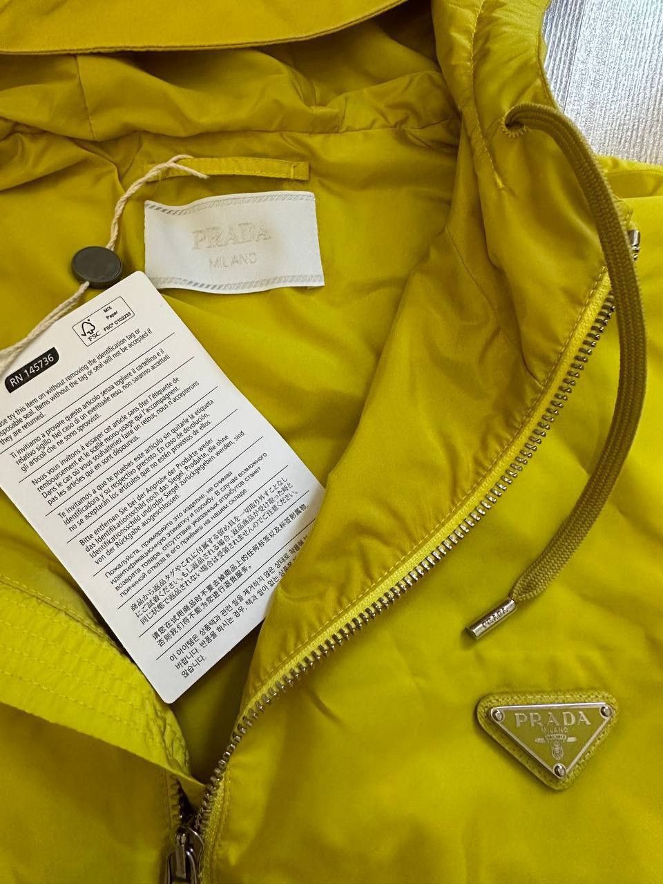 Prada Prada BNWT logo plaque hooded nylon jacket Size US L / EU 52-54 / 3 - 4 Thumbnail