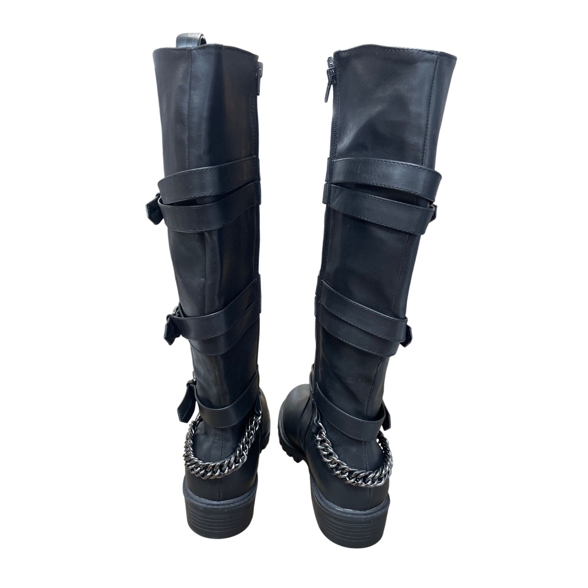 Torrid Torrid Womans Black Non Leather Below Knee Riding Boots SKU Size US 9 / IT 39 - 8 Thumbnail