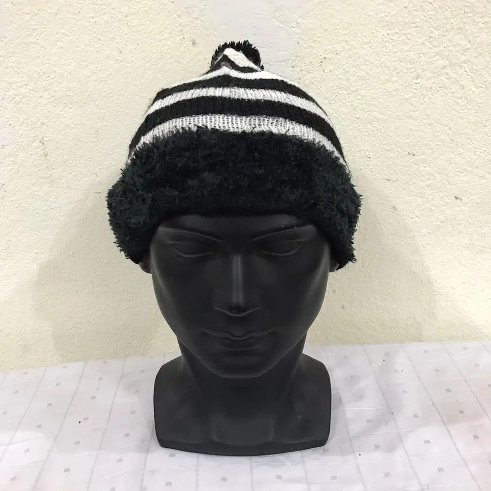 Japanese Brand × Kapital × Vintage Japanese Brand Stripe Jail Design Beanie Hat Size ONE SIZE - 3 Thumbnail