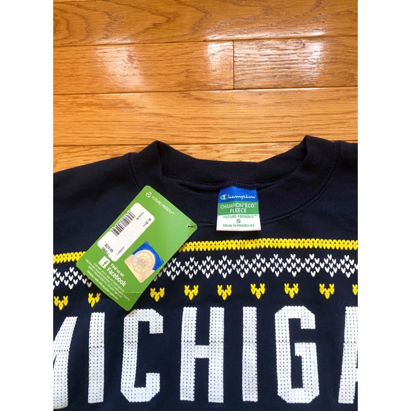 Champion Champion Michigan Wolverines Christmas Crewneck Sweatshirt Men's sz S NEW Blue Size US S / EU 44-46 / 1 - 3 Thumbnail