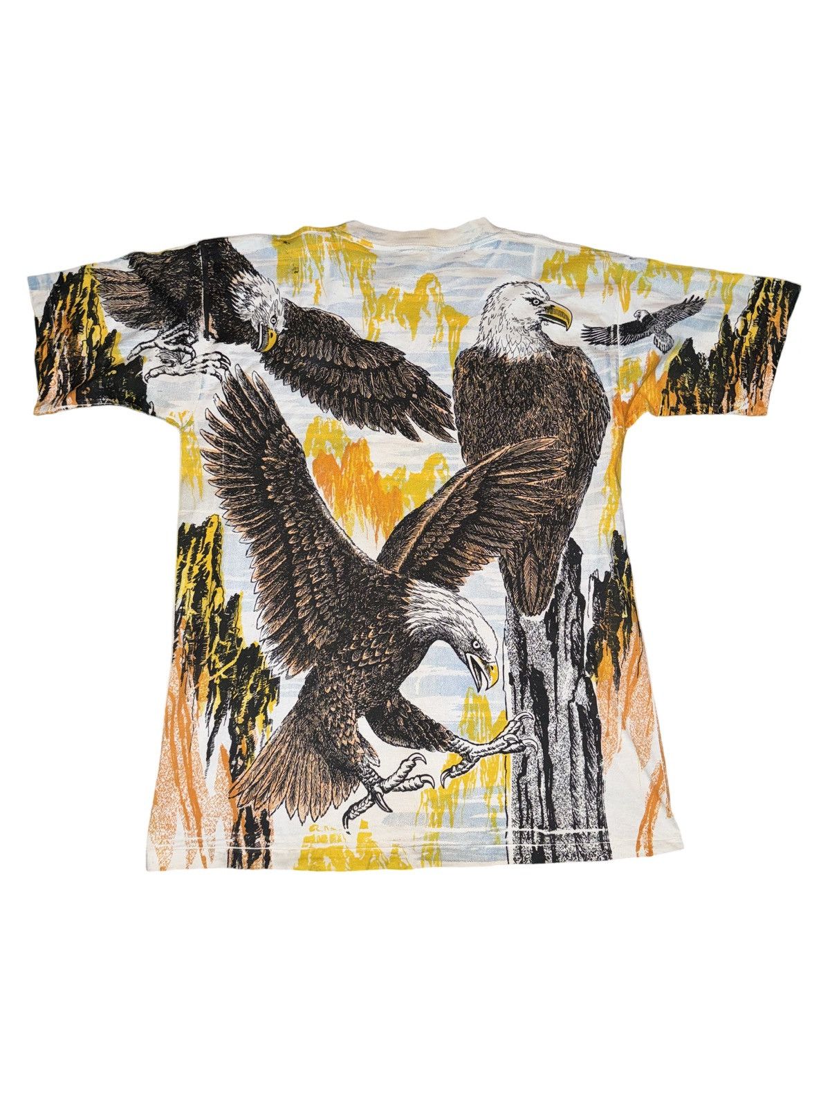 Vintage Vintage bald eagle tee Size US XL / EU 56 / 4 - 2 Thumbnail