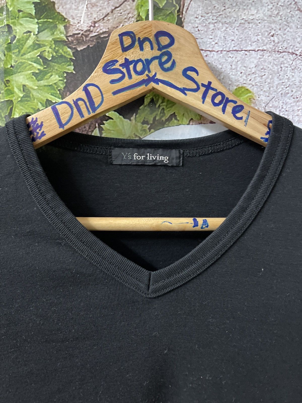 Japanese Brand VINTAGE Y’S FOR LIVING V NECK ALL BLACK VERY RARE Size S / US 4 / IT 40 - 8 Thumbnail