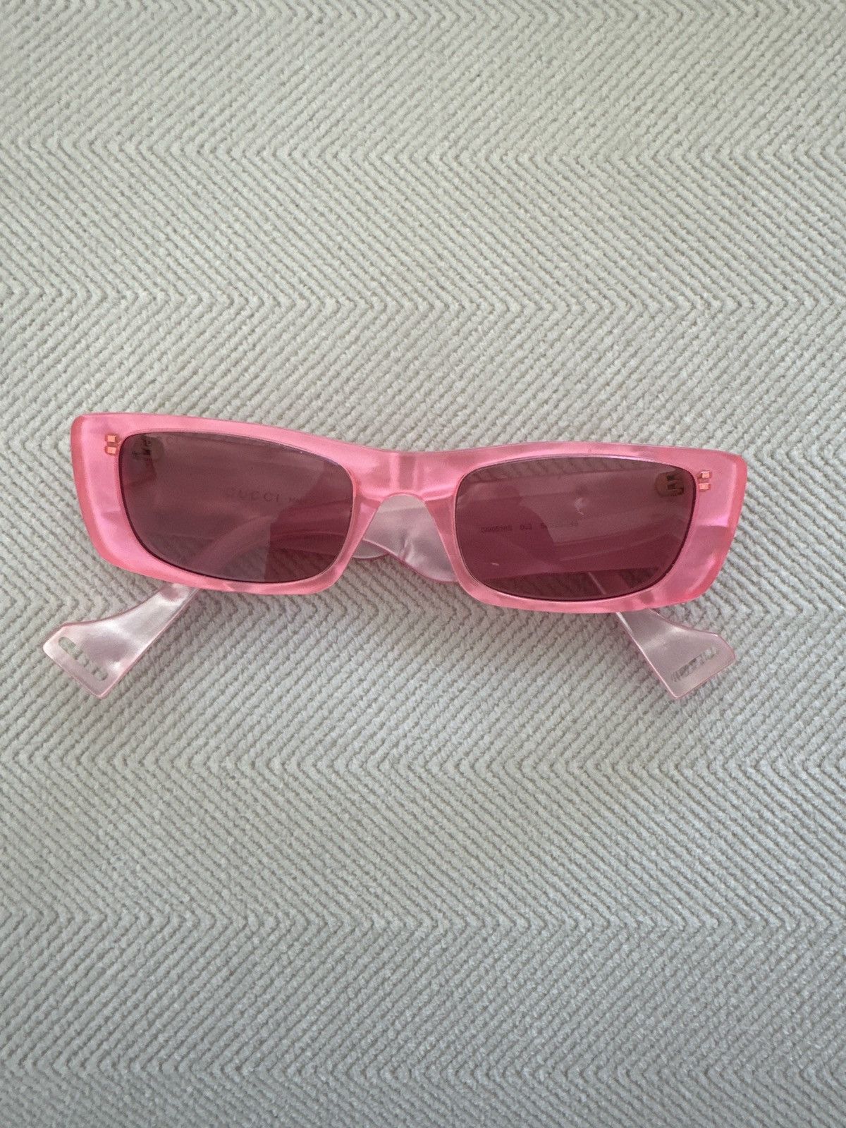 Gucci pink gucci sunglasses Size ONE SIZE - 5 Thumbnail
