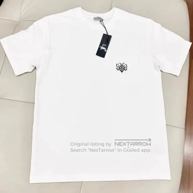Dior Dior White Cotton Embroidered Men's T-Shirt . Size US XS / EU 42 / 0 - 1 Thumbnail