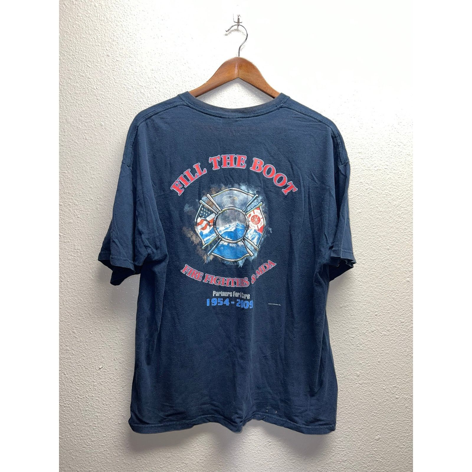 Gildan Fill The Boot Firefighter Shirt Fire Fighers & MDA Tee XL Size US XL / EU 56 / 4 - 1 Thumbnail