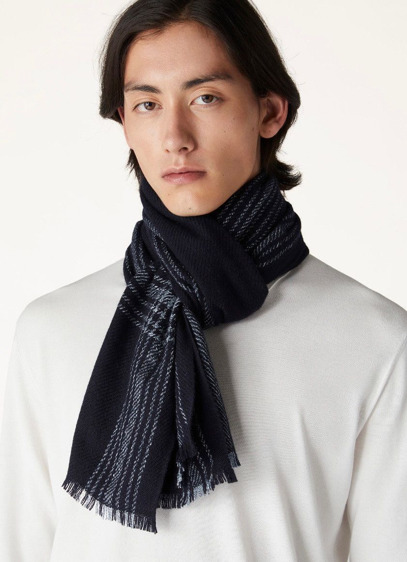 Loro Piana o1srvl11e0325 FAO1188 Size: OS / Sciarpa Tedori Scarf Size ONE SIZE - 2 Thumbnail