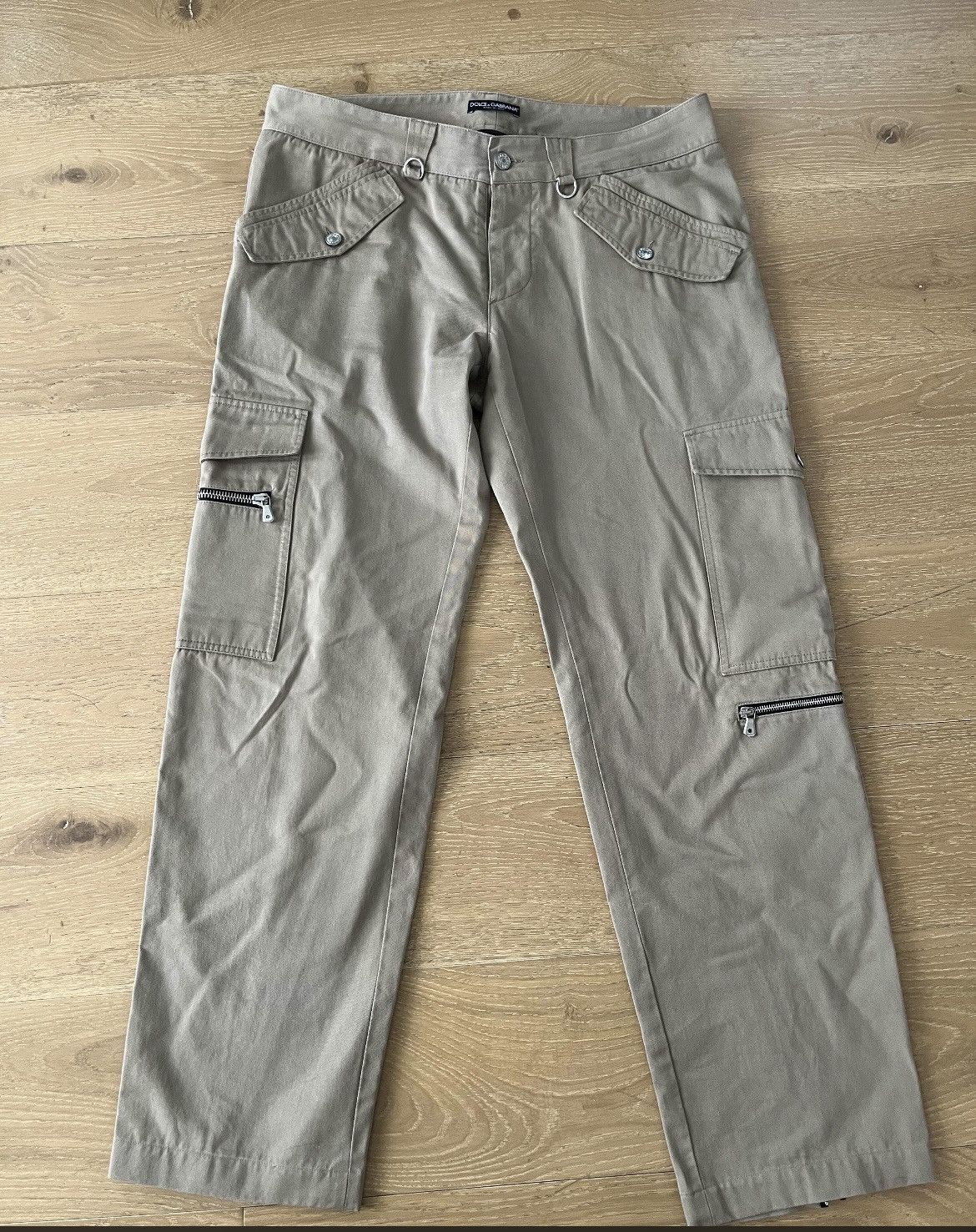 Designer × Dolce & Gabbana D&G Cargo Pants - Zipper Pockets Size US 36 / EU 52 - 1 Thumbnail