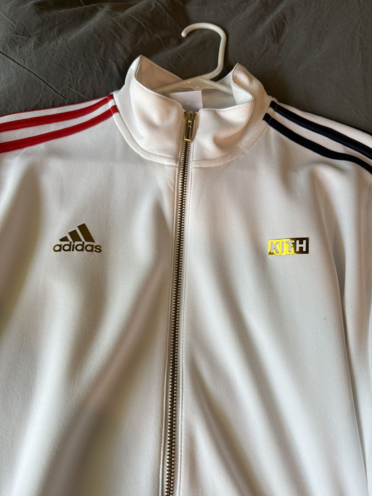 Adidas × Kith Kith x Adidas 3-Stripes Track Jacket Soccer USA Size Medium Size US M / EU 48-50 / 2 - 2 Thumbnail
