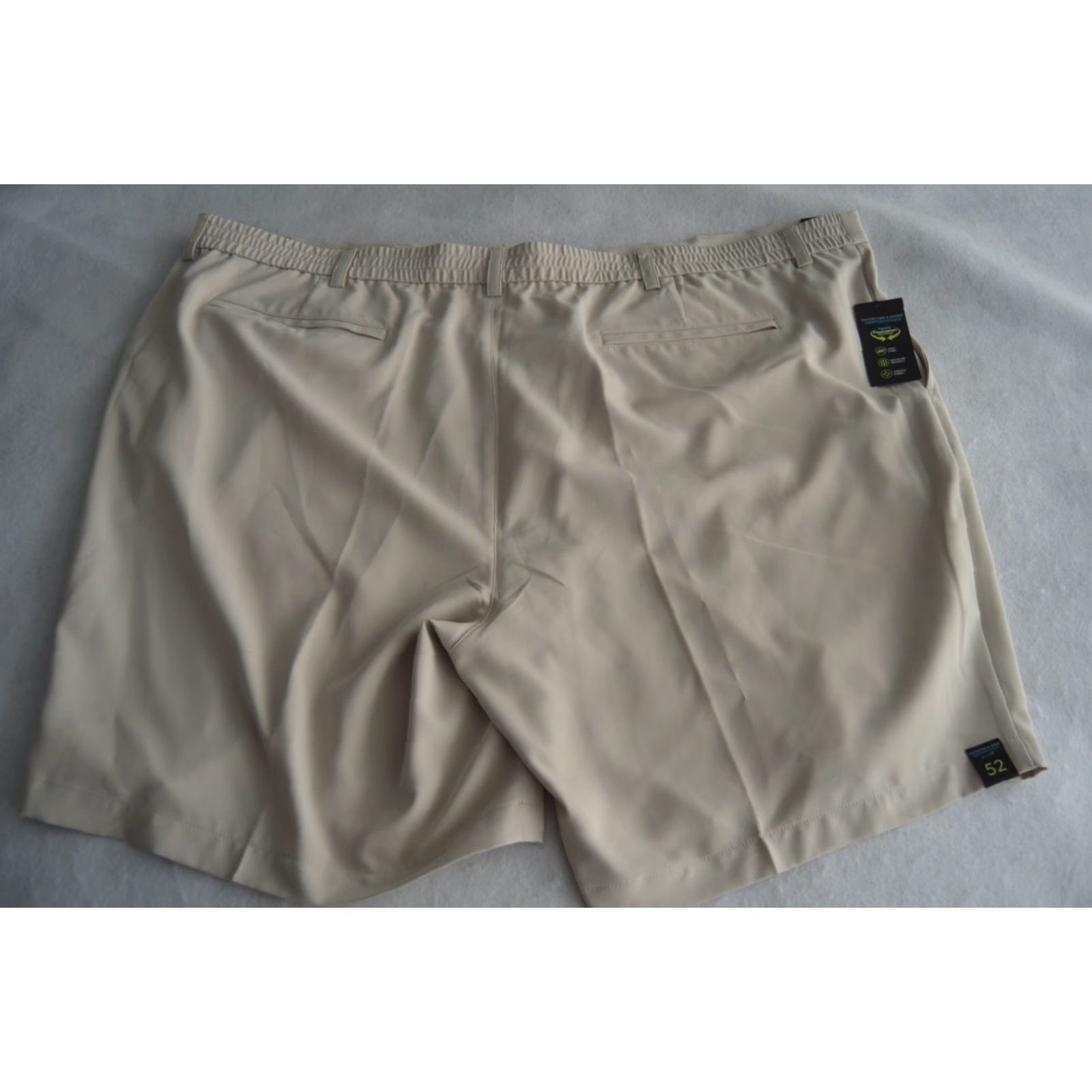 Roundtree & Yorke Roundtree & Yorke Performance Shorts Men 52 Classic Flat Khaki Golf Size US 36 / EU 52 - 4 Thumbnail