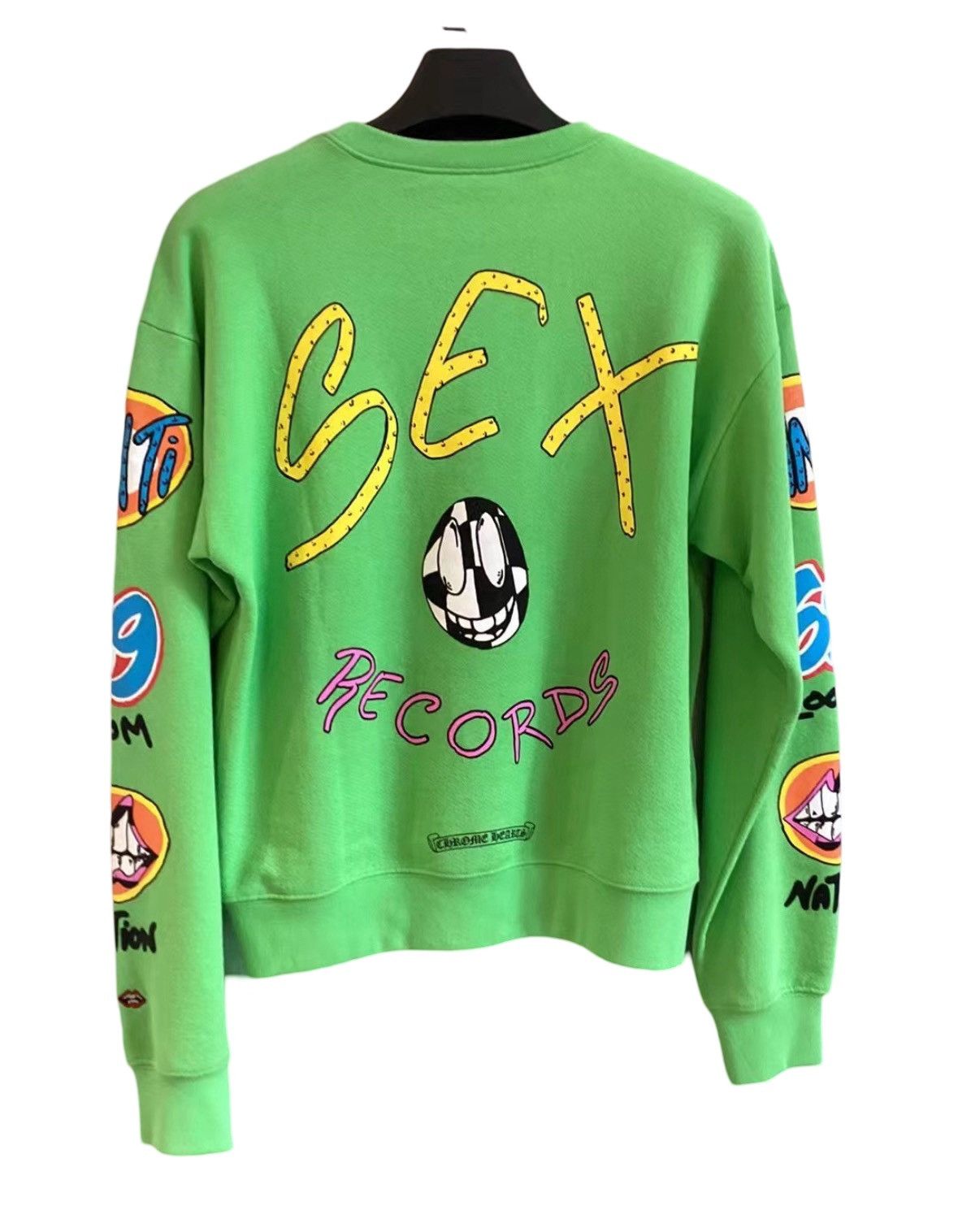 Chrome Hearts Matty boy sec records crewneck sweatshirt Size US S / EU 44-46 / 1 - 1 Thumbnail