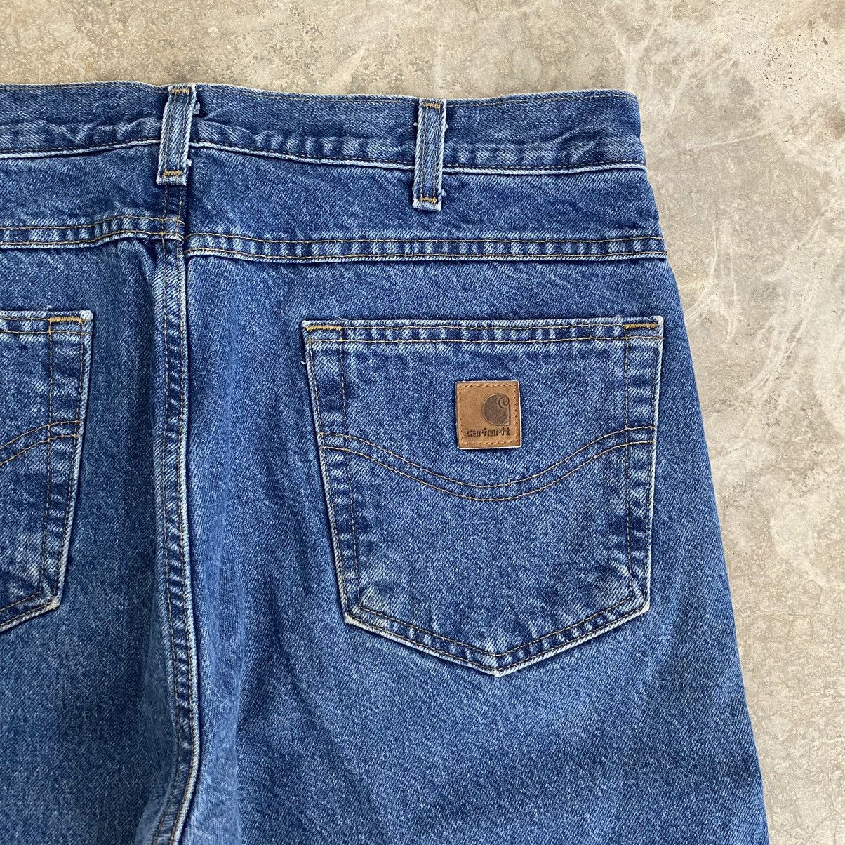 Carhartt VTG Carhartt Blanket Lined Relaxed Fit Denim Jeans Size US 34 / EU 50 - 24 Thumbnail