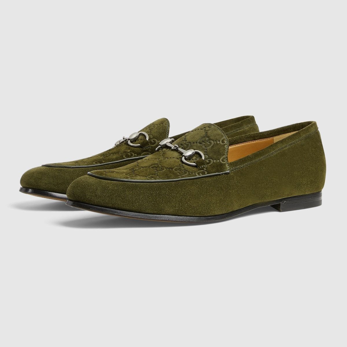 Gucci o1s1wg111025 Loafers With Horsebit in Dark Green Size US 8.5 / EU 41-42 - 5 Thumbnail