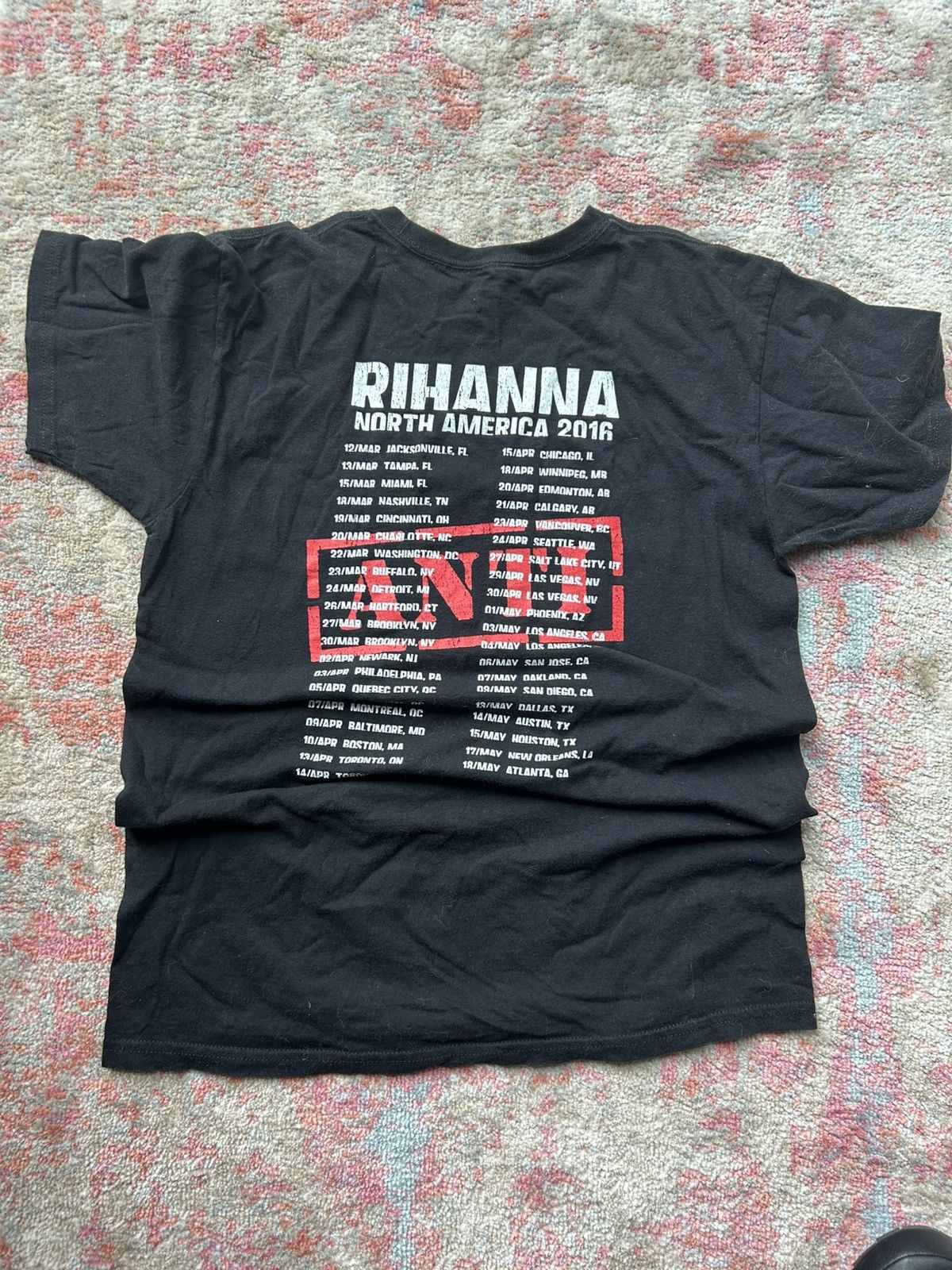 Rihanna Rihanna Anti Tour Tee Size US M / EU 48-50 / 2 - 2 Thumbnail