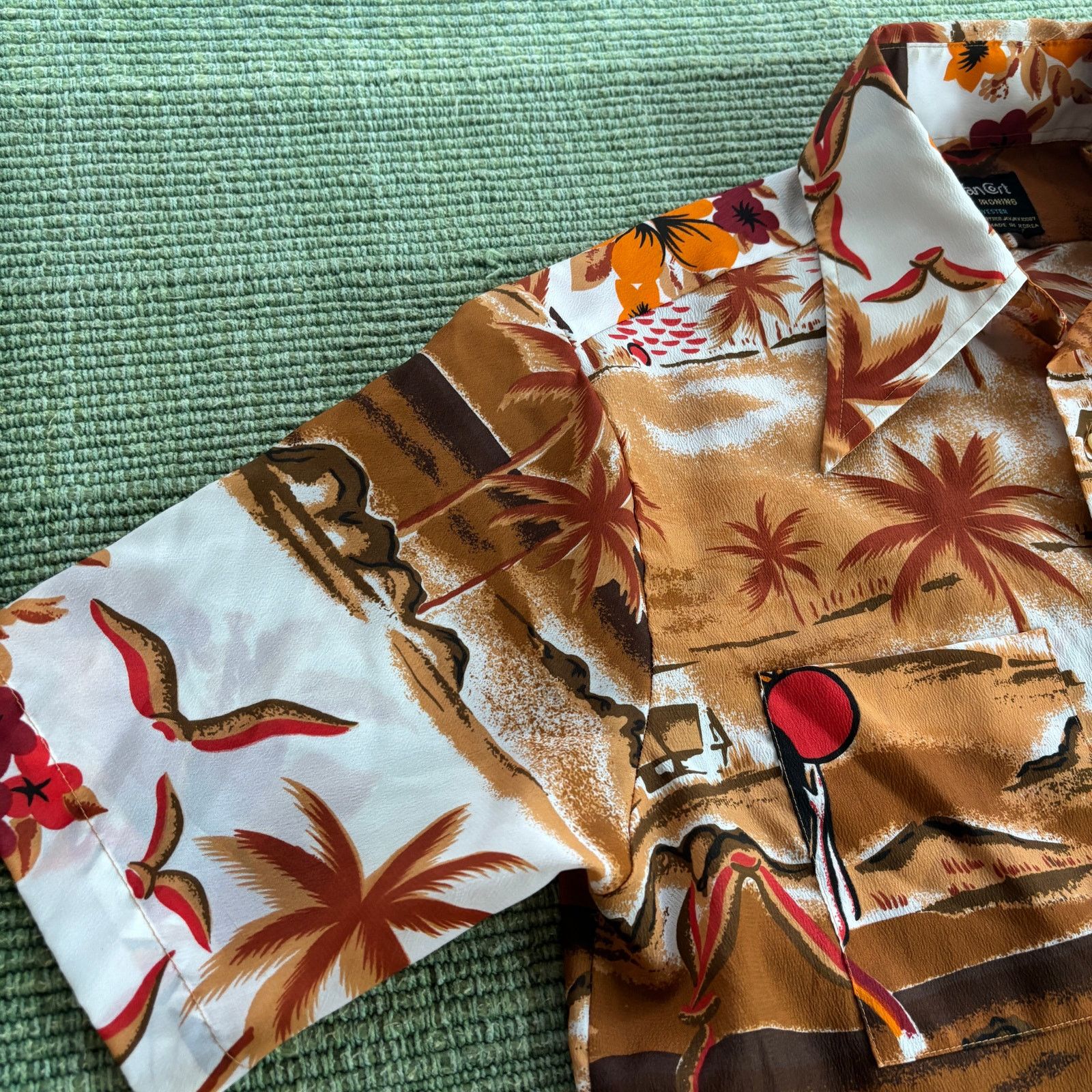 Vintage Vintage 70s VanCort Hawaiian Shirt Sz S (Fits M/L) As-IS Size US M / EU 48-50 / 2 - 4 Thumbnail