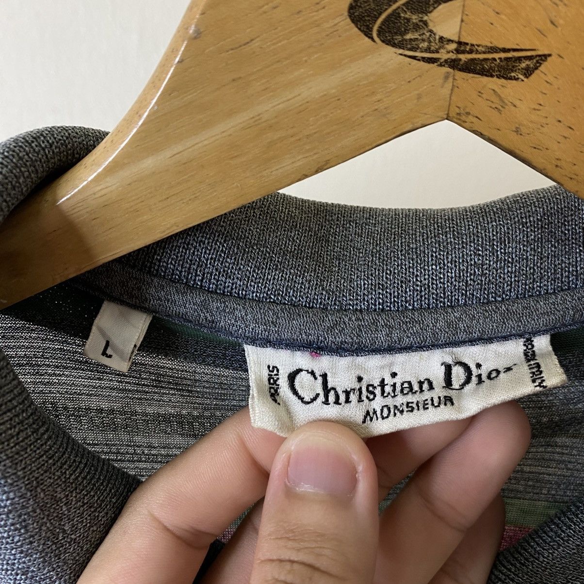 Christian Dior Monsieur Vintage 90s Christian Dior Monsieur Stripes Polo T Shirt Size US M / EU 48-50 / 2 - 7 Thumbnail