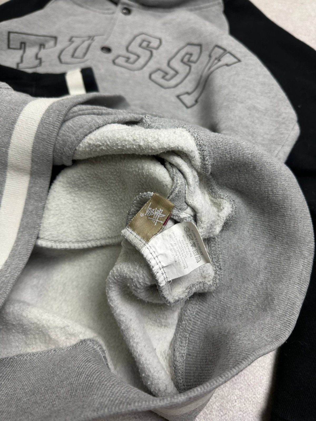 Stussy Vintage Stussy Spellout Hooded Boxy Cotton Bomber Jacket M Size US M / EU 48-50 / 2 - 8 Thumbnail