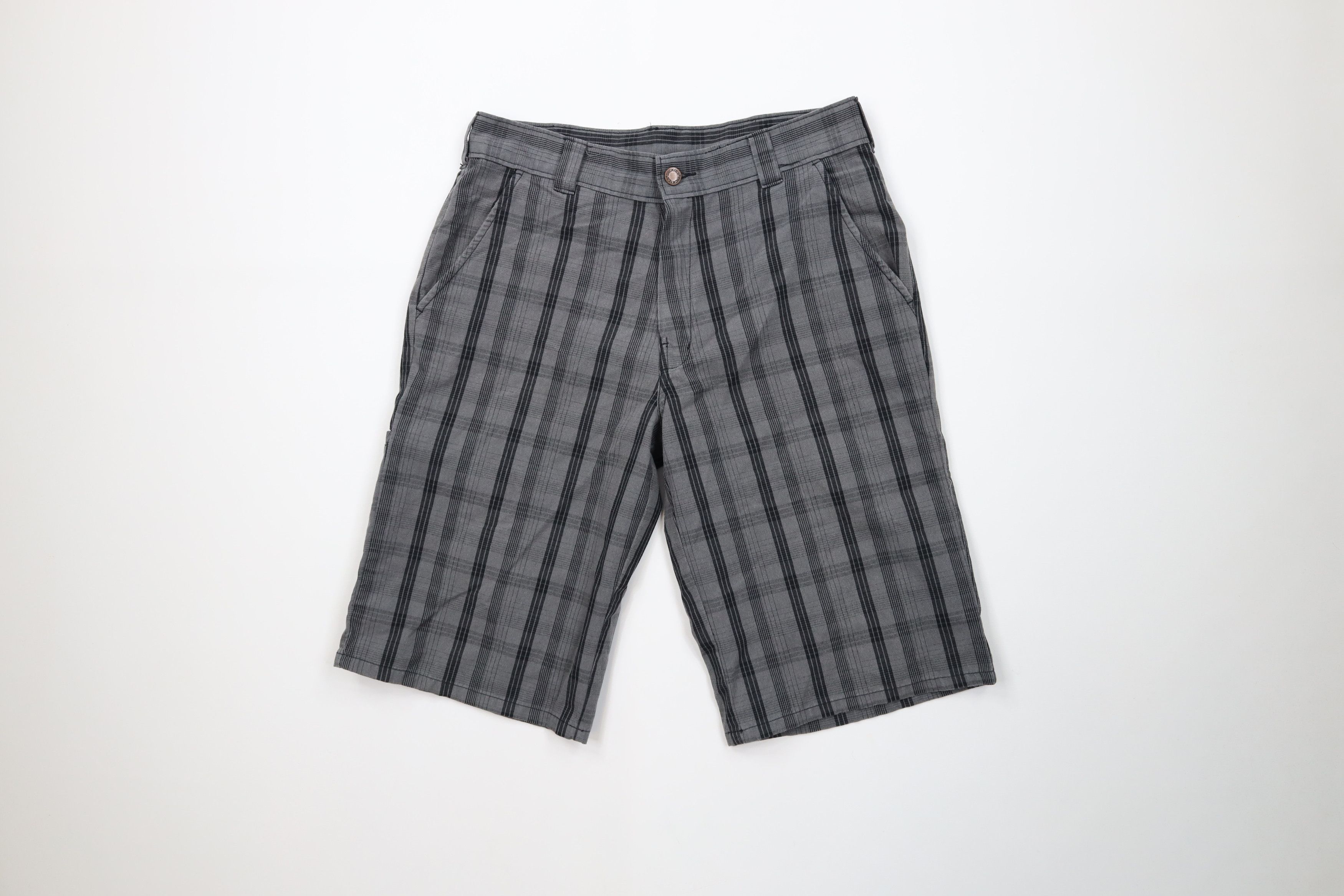 Dickies Vintage Y2K Dickies Workwear Mechanic Shorts Gray Plaid Size US 30 / EU 46 - 1 Thumbnail