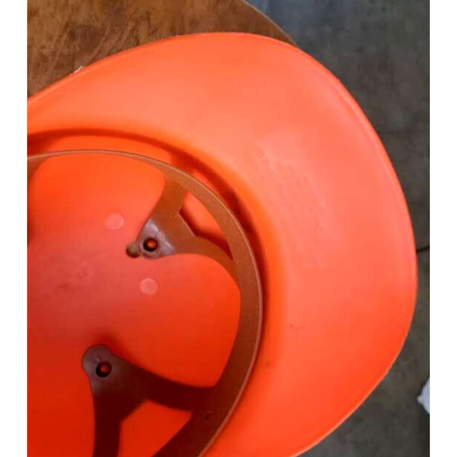 Vintage VINTAGE Laich Houston Astros Baseball Cap Adjustable 1969 Batting Helmet Orange Unisex Adults Adjustable Cap Size ONE SIZE - 3 Thumbnail