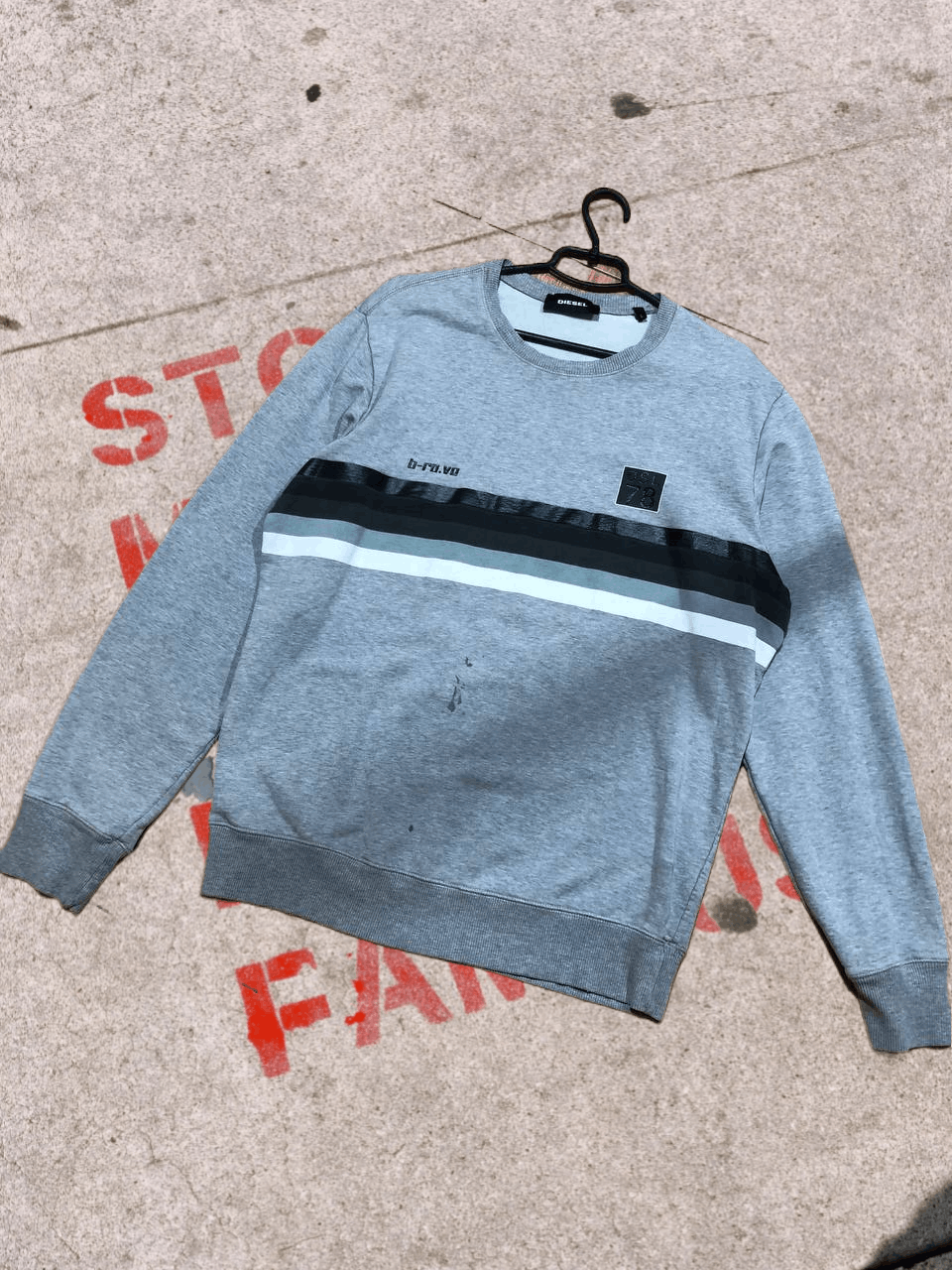 Diesel Vintage Diesel Sweatshirt Logo Archival Japanese Size US L / EU 52-54 / 3 - 1 Thumbnail