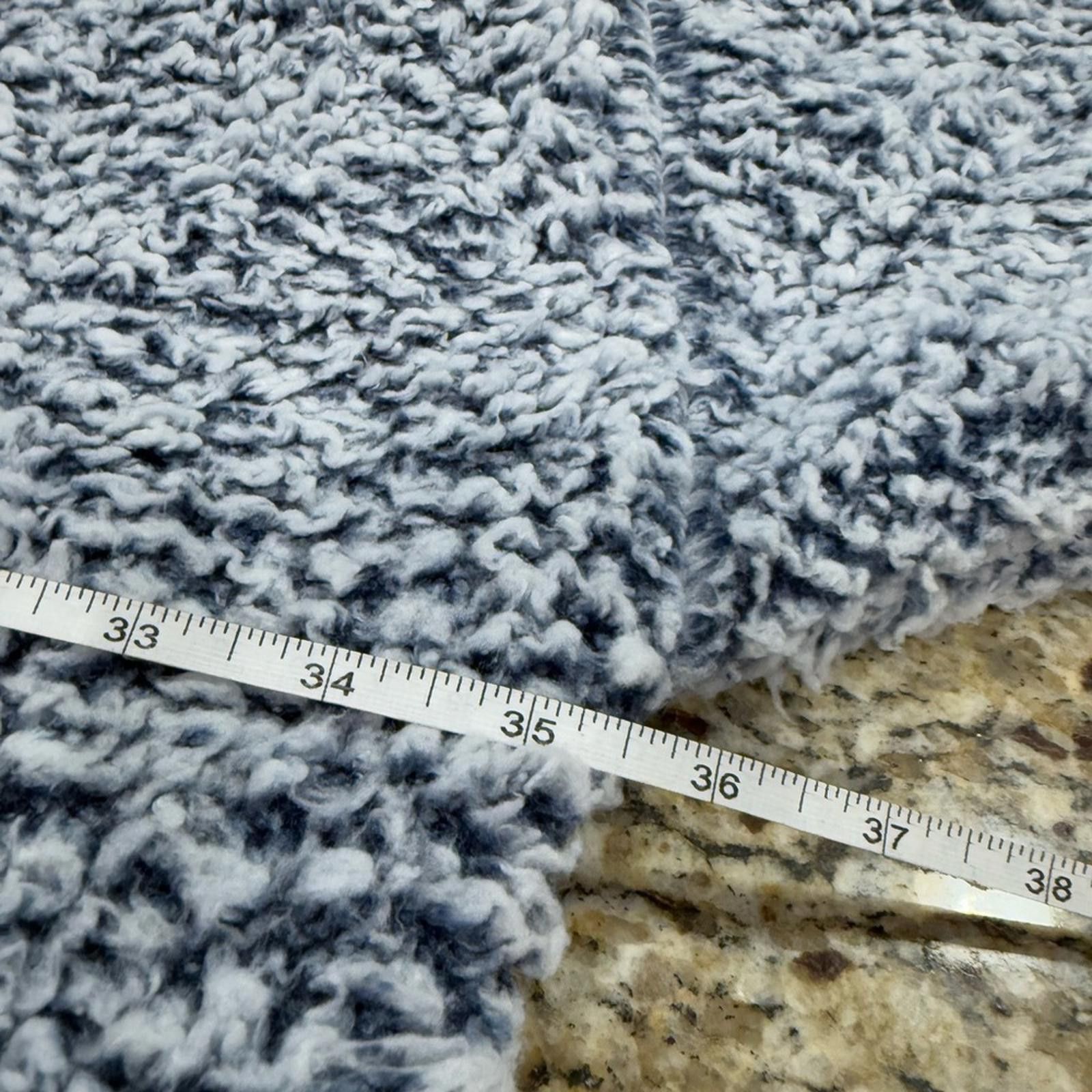 Other Farry Fazzy Oversized light blue hoodie faux fur fleece OS Size ONE SIZE - 6 Thumbnail