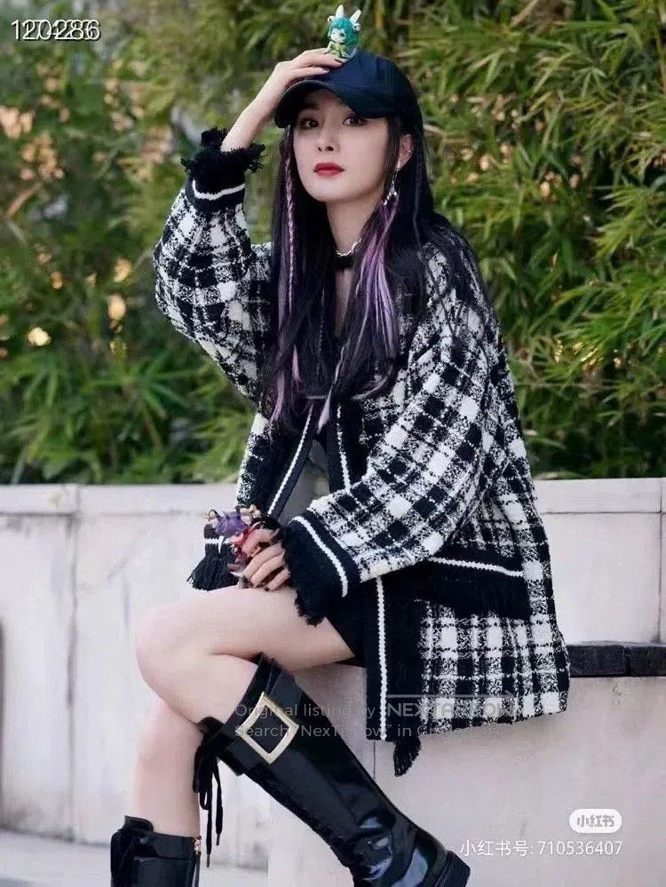 Gucci Gucci Women's Black White Plaid Tweed Jacket. Size XS / US 0-2 / IT 36-38 - 7 Thumbnail