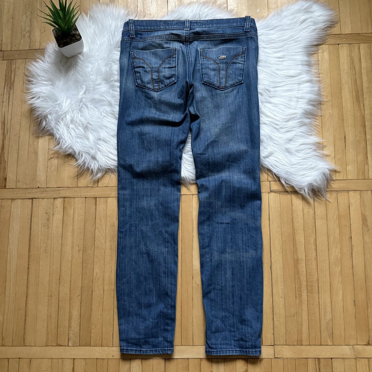 Miss Sixty 📌 Vintage Miss Sixty Y2K Chain Low Rise Slim Jeans Size 29 Size 29" - 2 Thumbnail