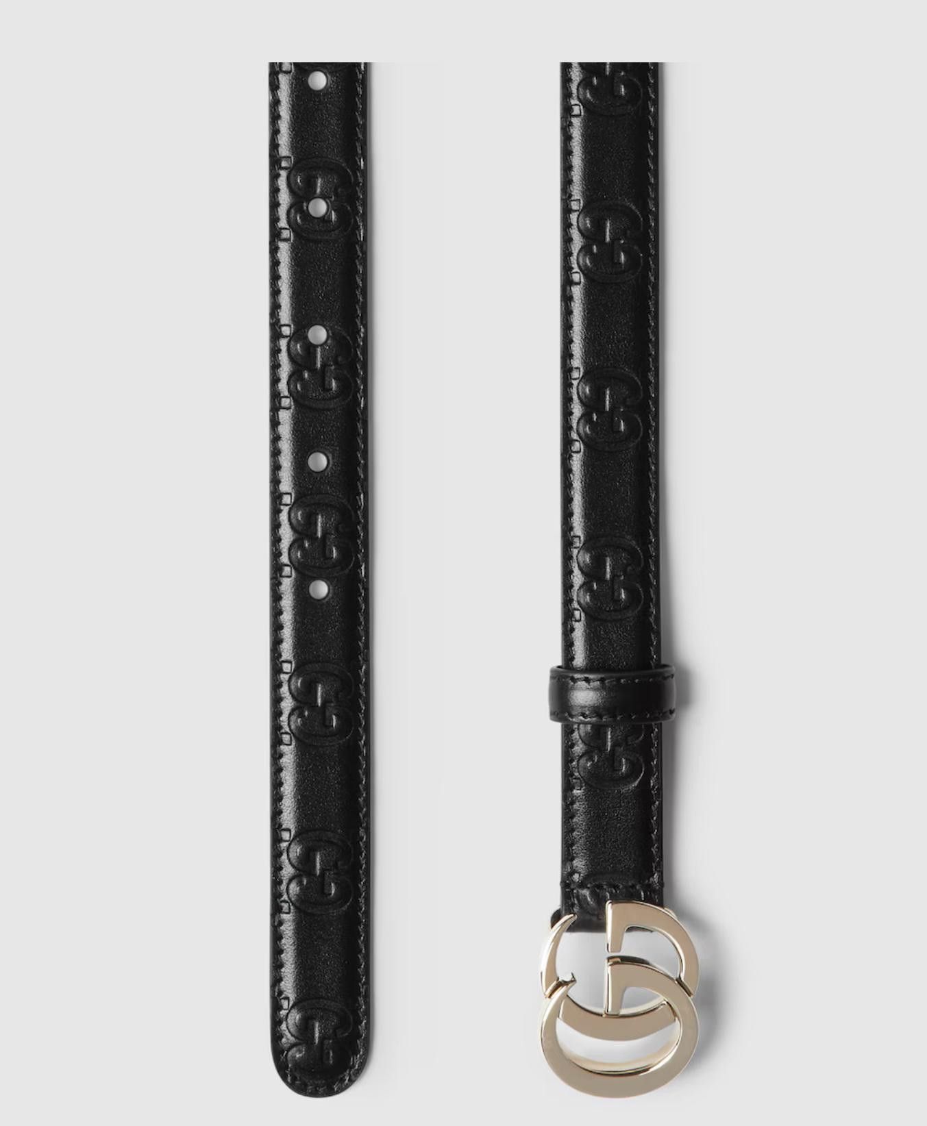 Gucci GUCCI GG MILANO THIN BELT SIZE 75 CM Size ONE SIZE - 2 Thumbnail