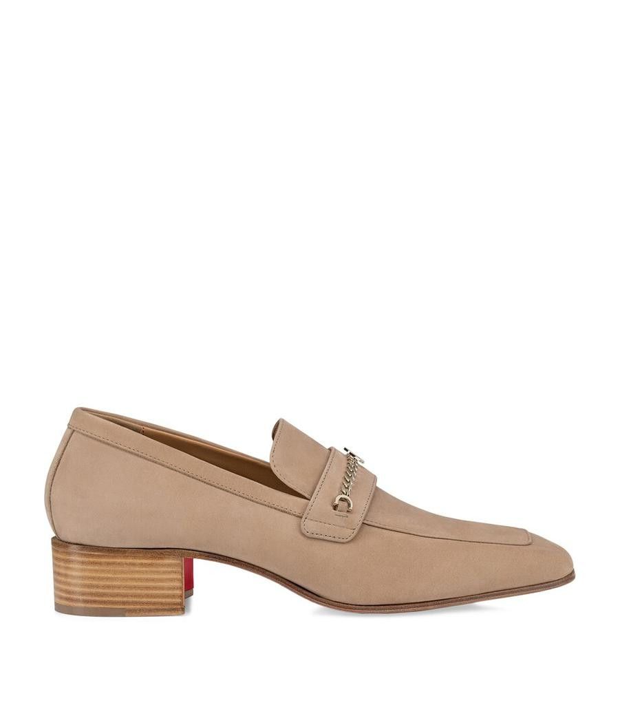 Christian Louboutin oc11z0925 Loafers in Beige Size US 10 / EU 43 - 1 Thumbnail