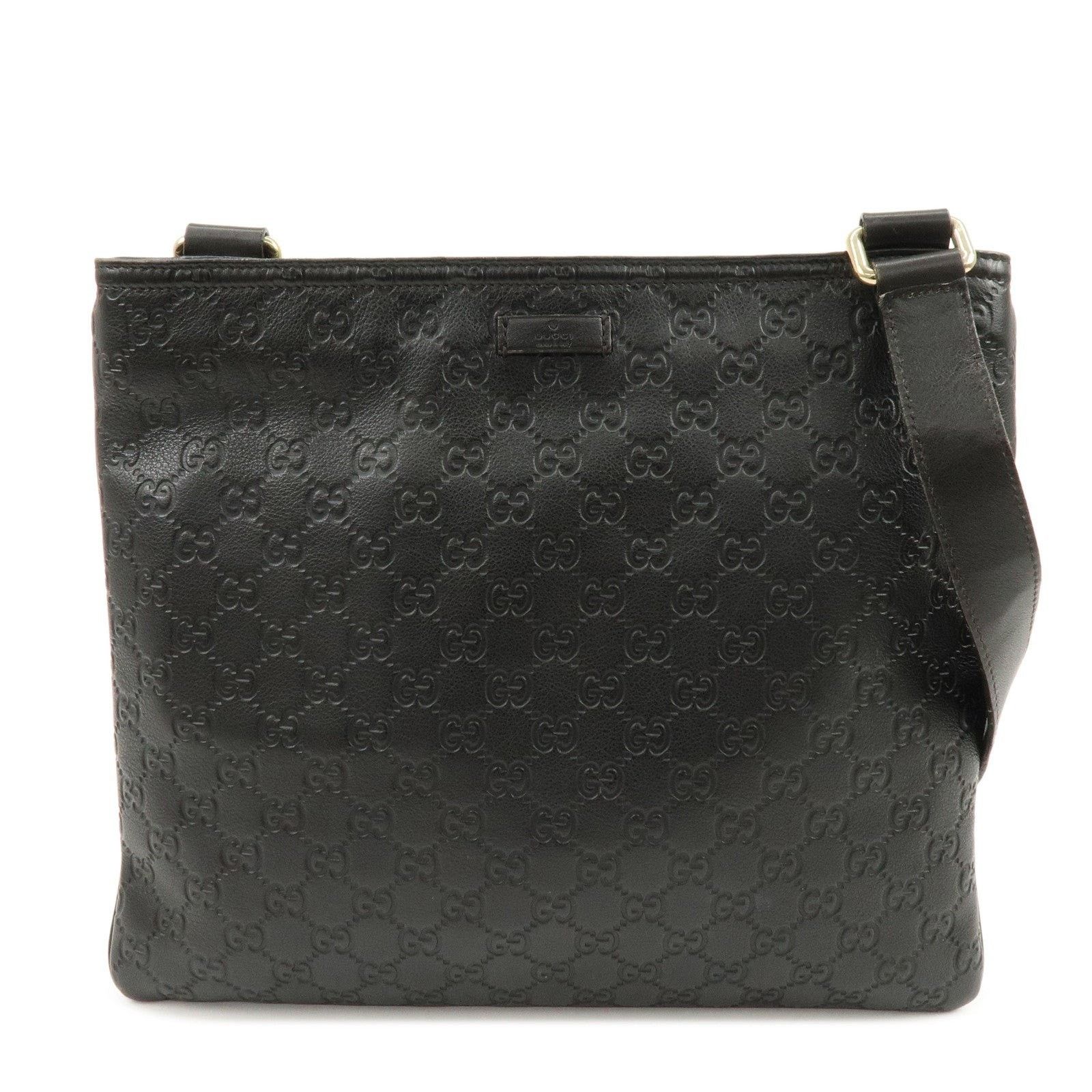 Gucci Gucci Guccissima Leather Crossbody Bag Black Size ONE SIZE - 1 Thumbnail