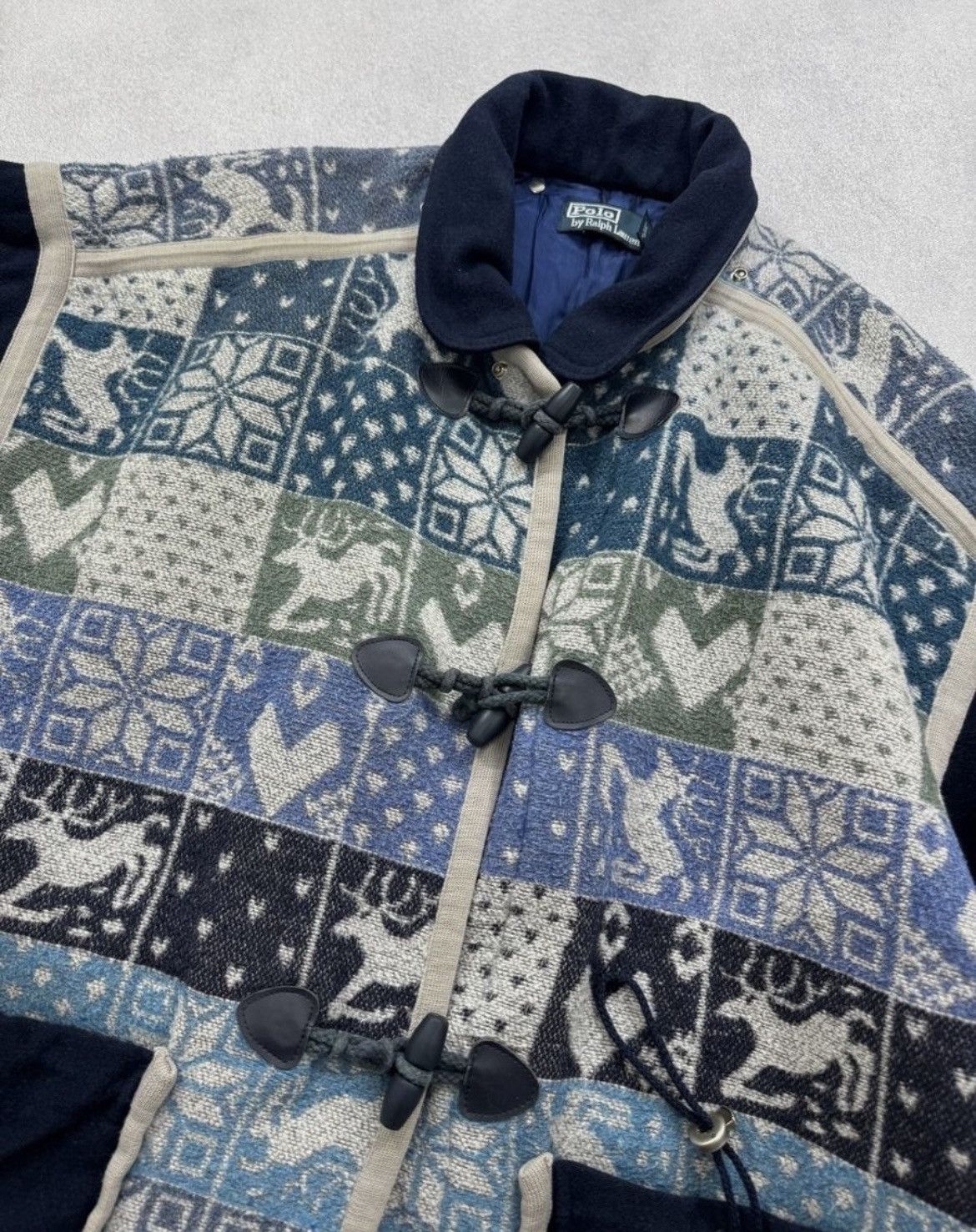 Polo Ralph Lauren Vintage Polo Ralph Lauren Winter Duffle Coat Sz L Size US L / EU 52-54 / 3 - 2 Thumbnail