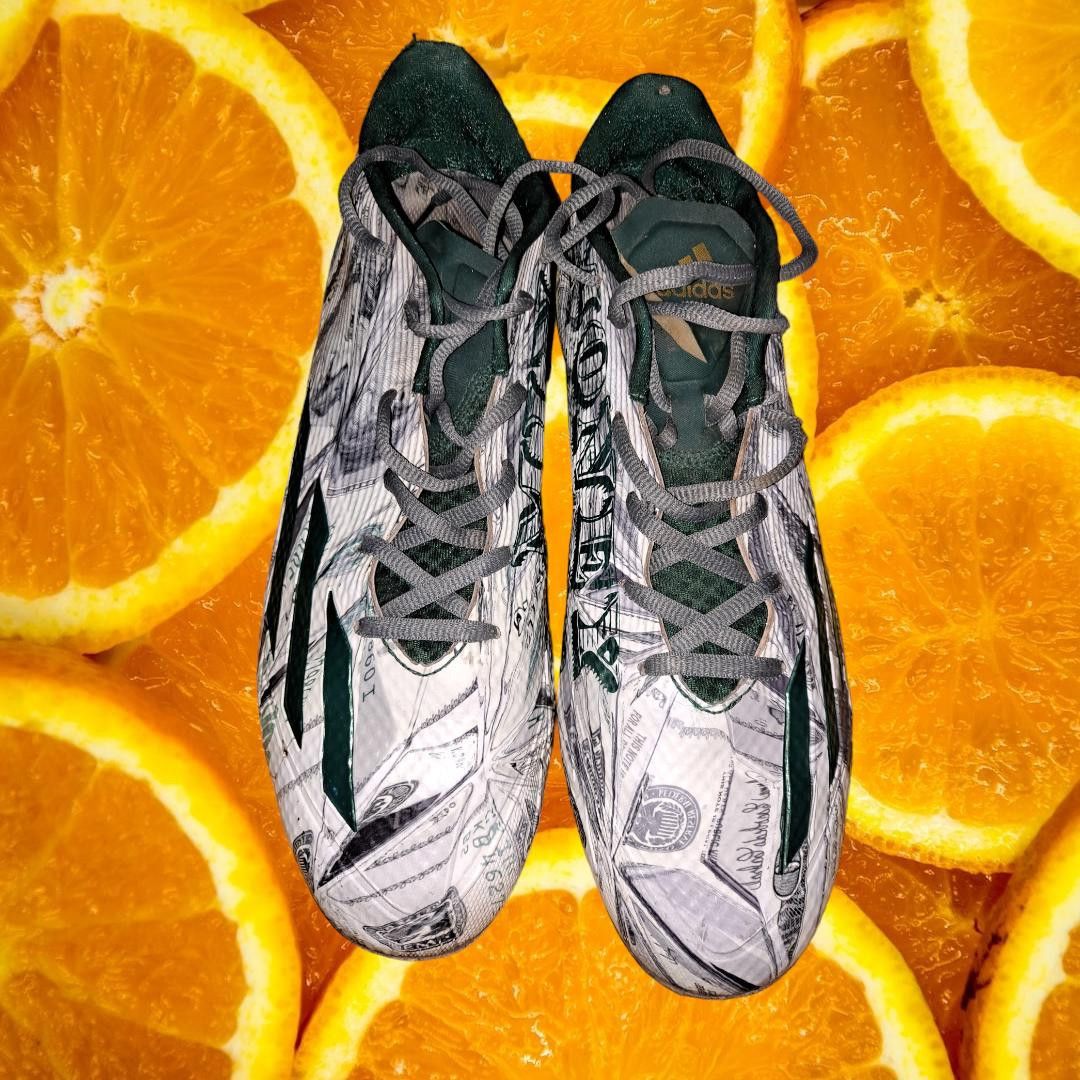 Adidas Adidas Adizero Mind On My Money Snoop Dogg Cleats Size 11 1/ Size ONE SIZE - 3 Thumbnail