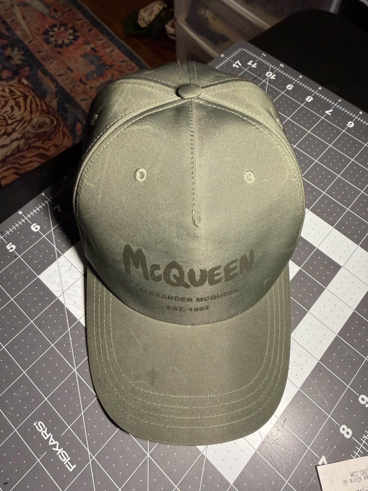 Alexander McQueen Alexander McQueen Graffiti Baseball Cap Size ONE SIZE - 2 Thumbnail