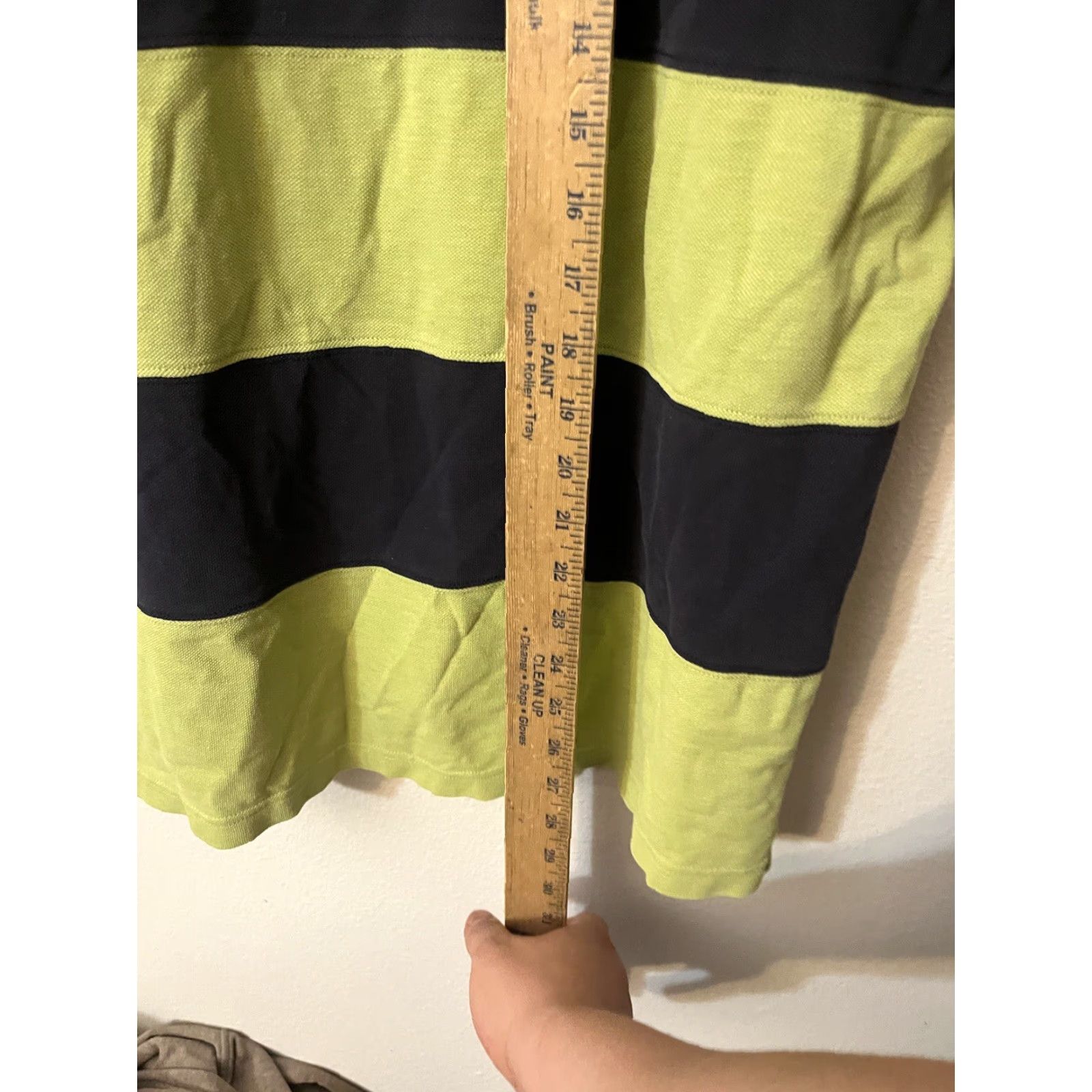 Lands' End Lands End Shirt Mens XL Baumwolle Cotton Green Striped Polo Preppy Size US XL / EU 56 / 4 - 4 Thumbnail