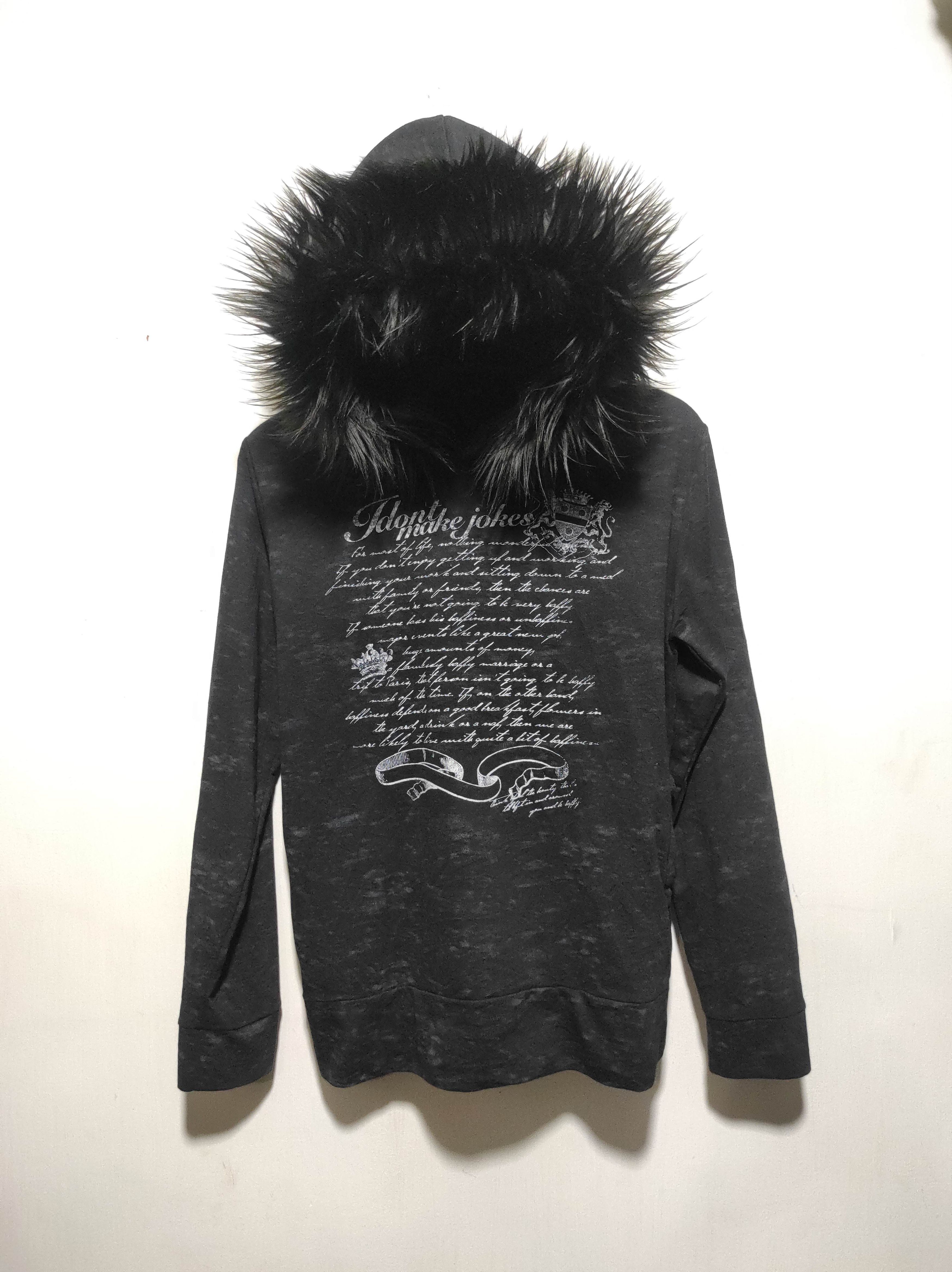Le Grande Bleu (L.G.B.) Noble Poem Fur Hoodie Lgb IfSixWasNine style Size US S / EU 44-46 / 1 - 2 Thumbnail