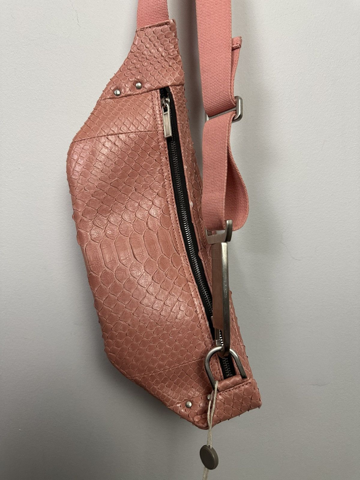 Rick Owens SS22 ‘FOGACHINE’ Dirty Pink Geobum Bag Size ONE SIZE - 4 Thumbnail