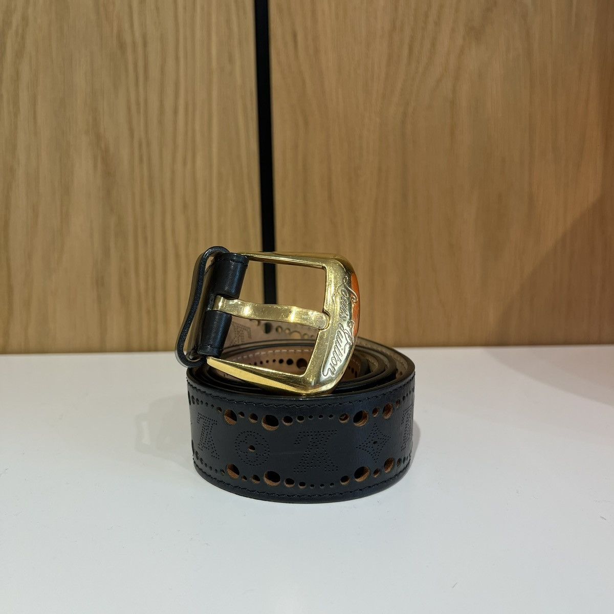 Louis Vuitton Louis Vuitton Perforated Nomad Phoenix Belt M9679 Size 34 - 1 Thumbnail