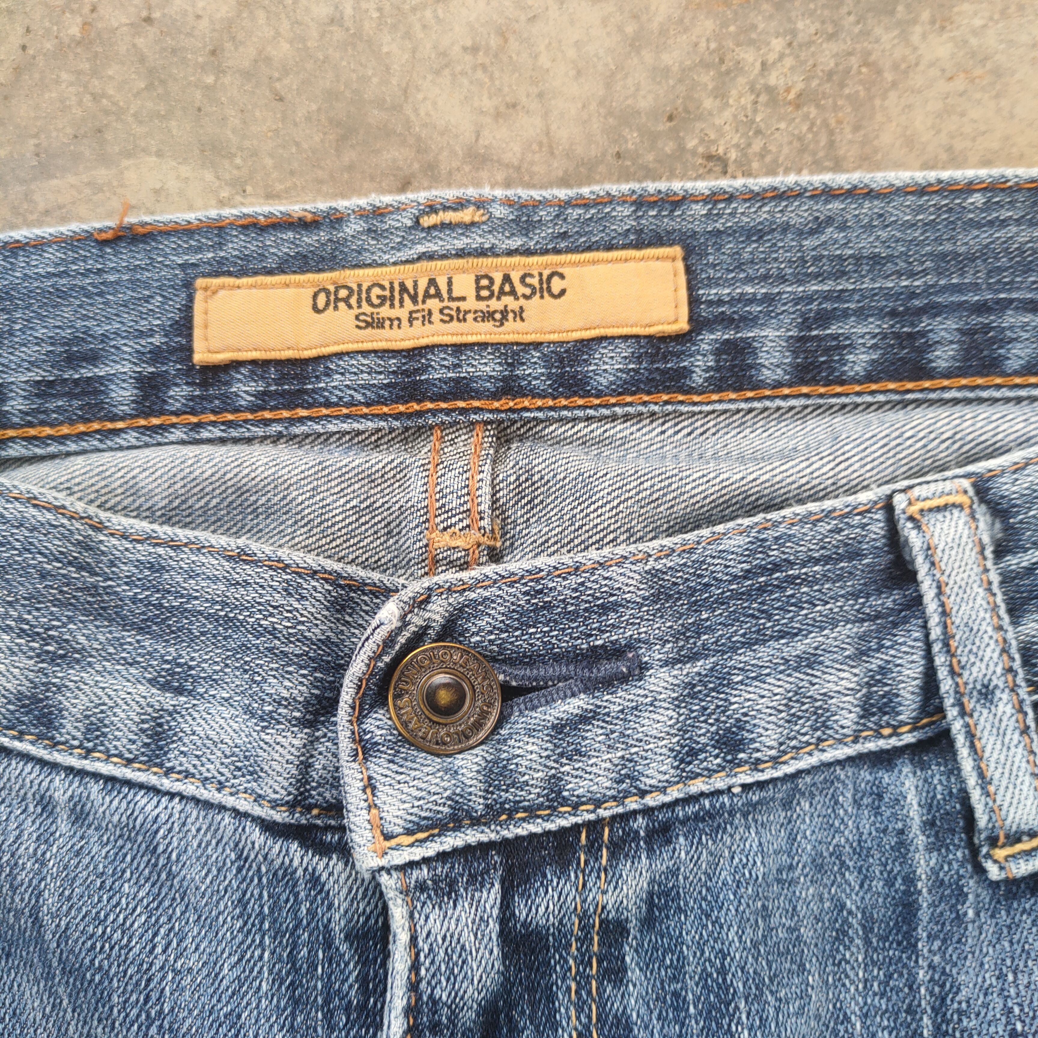 Japanese Brand × Jean × Vintage W36 VINTAGE JAPAN S-001 FADED DISTRESSED DENIM JEAN PANTS Size US 36 / EU 52 - 4 Thumbnail